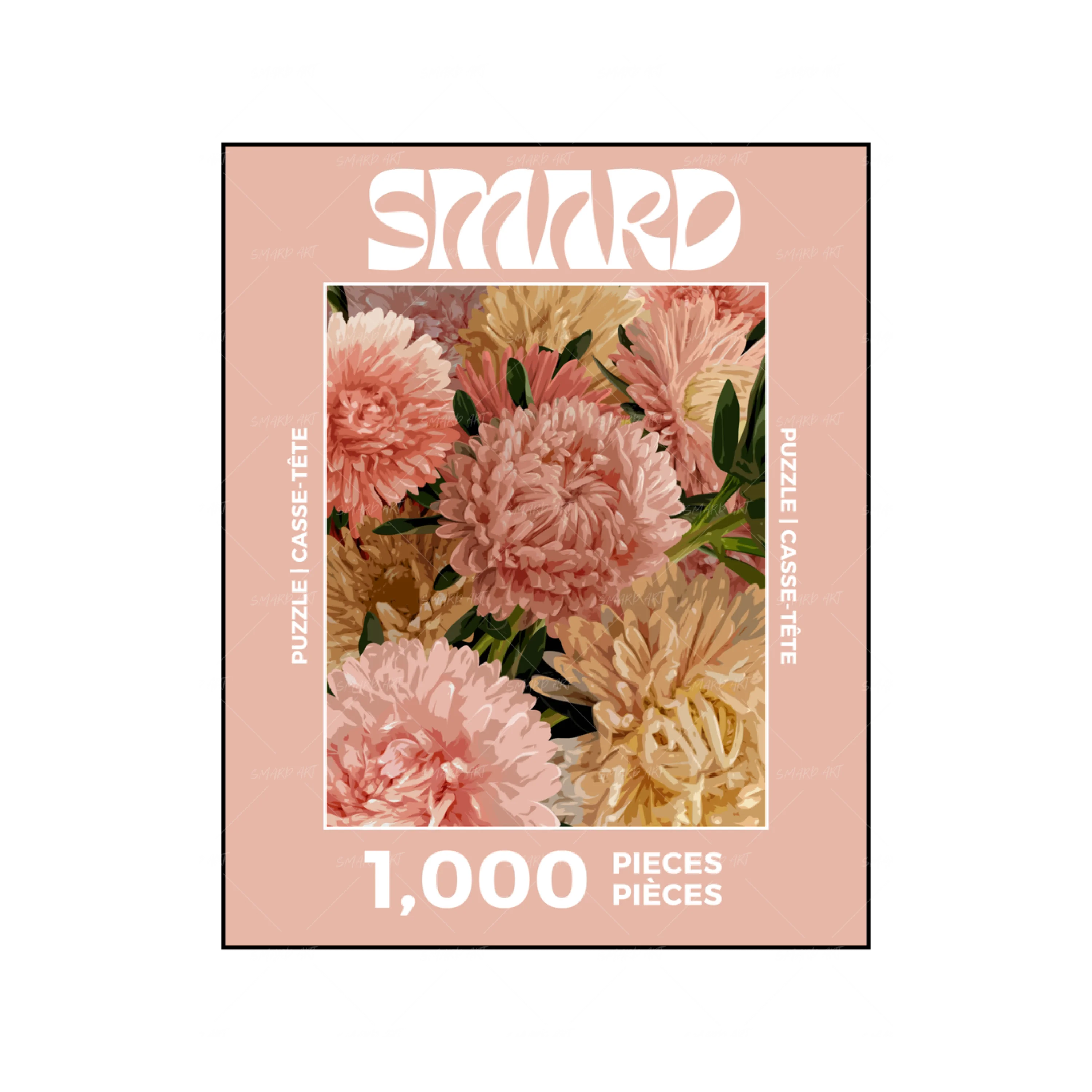 Yellow-Pink Mums Puzzle