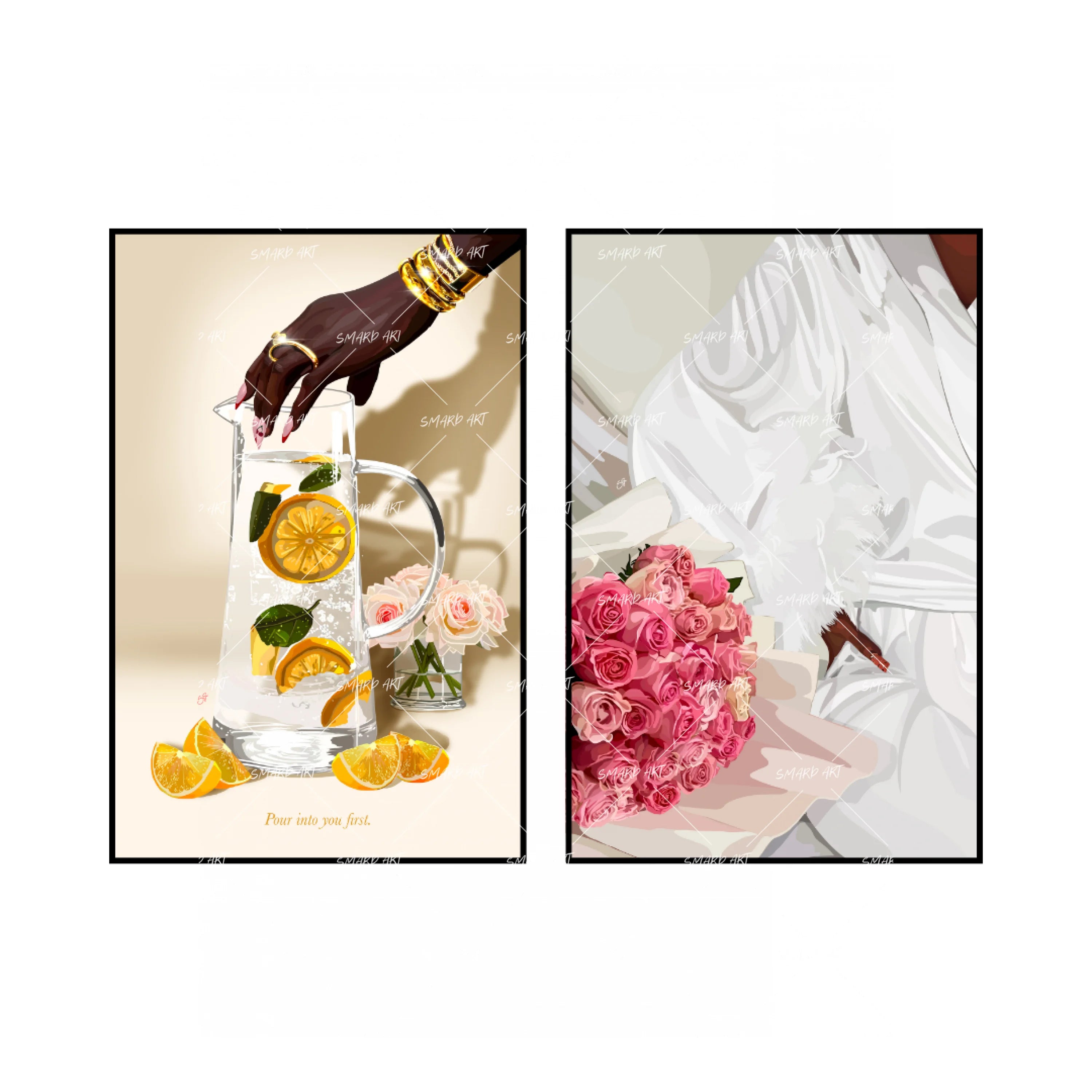 Art Print Bundle : Pour Into You First + Flourish