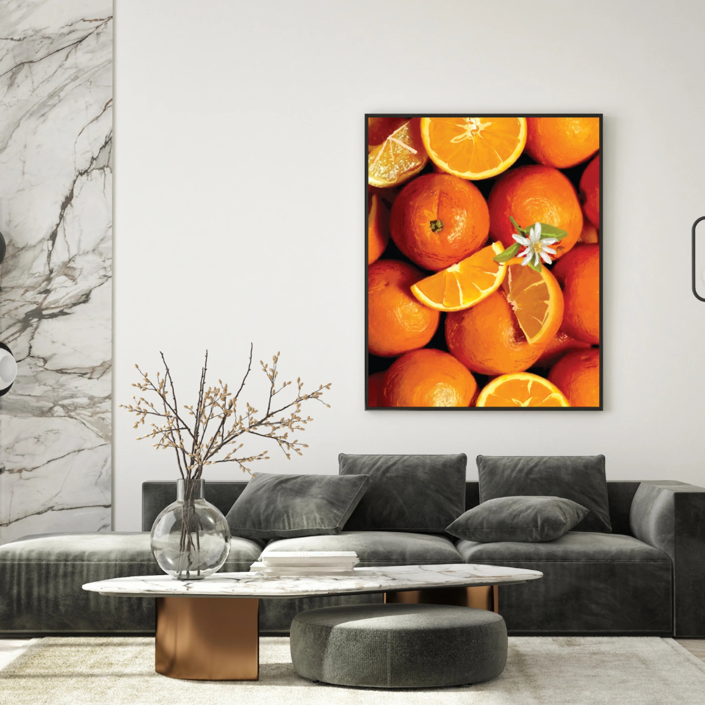 Oranges 2.0 (Smard X Anaya) Wall Art