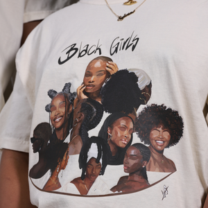Black Girls Sand Tshirt
