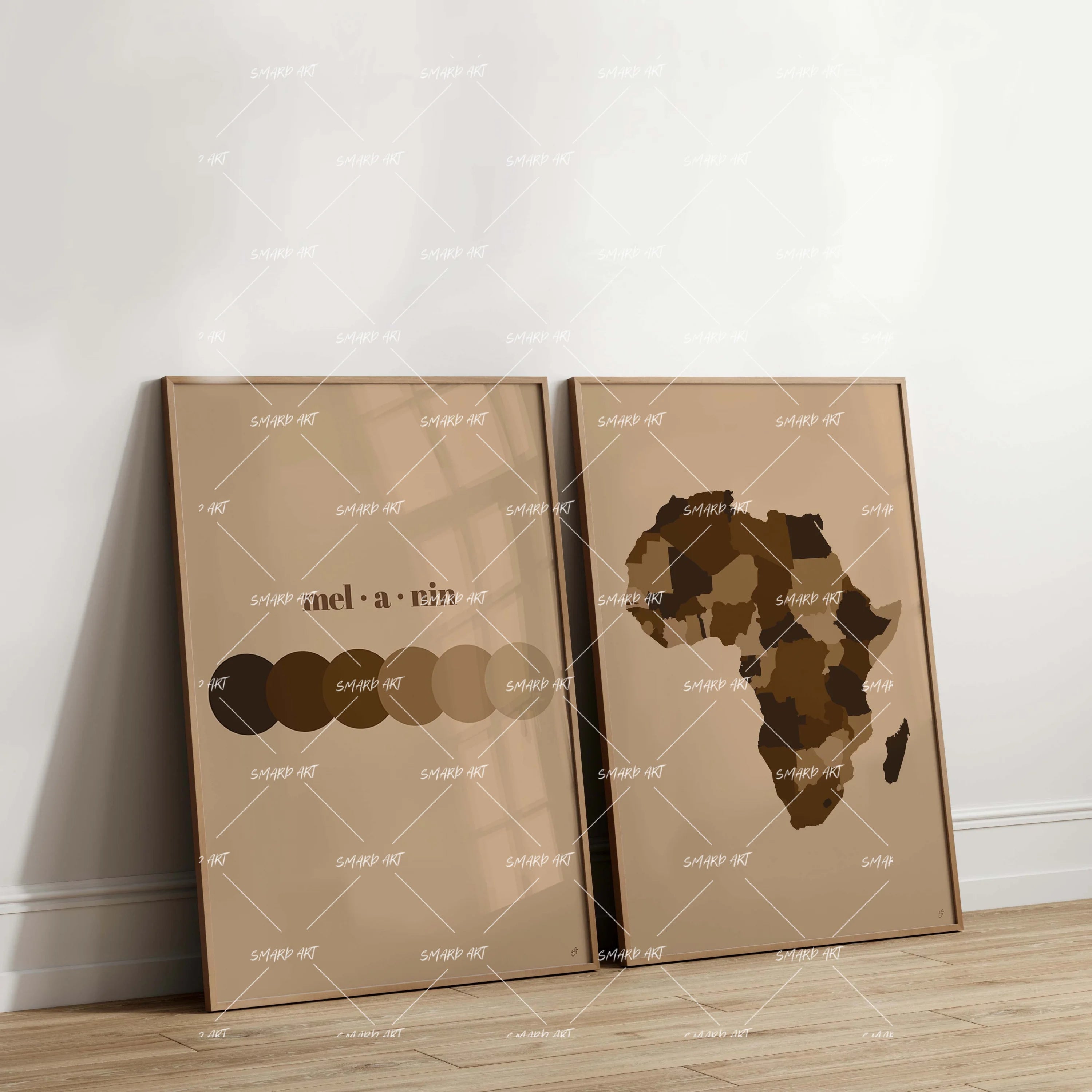 Art Print Bundle : Cocoa Theory + Melanin Mosaic-Smard