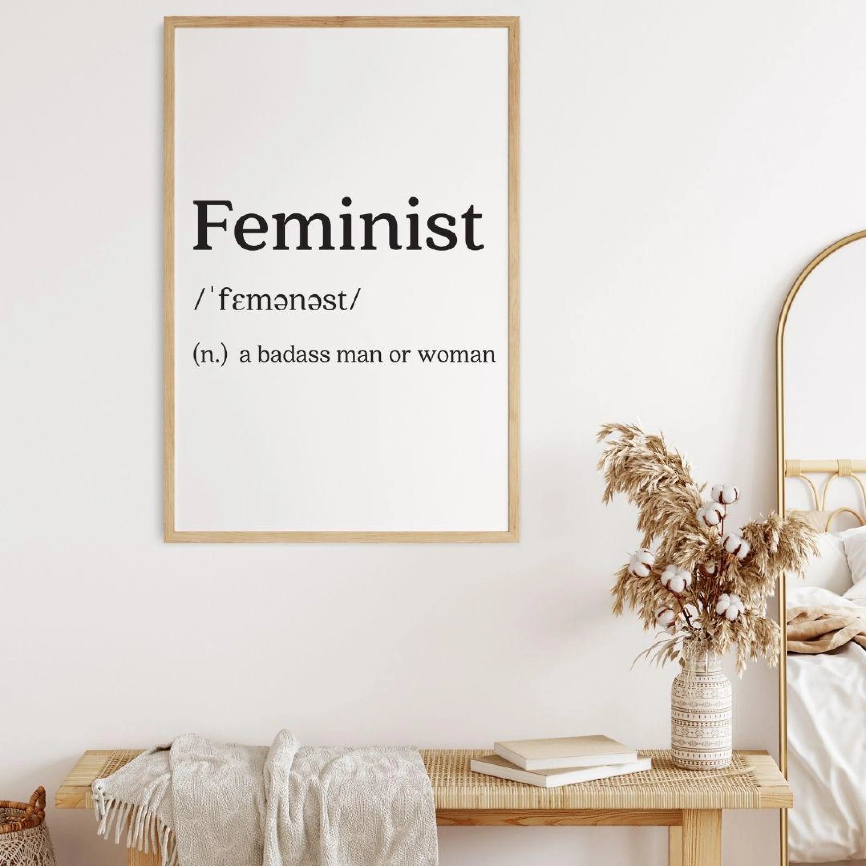 Feminist. (Smard X Anaya) Wall Art