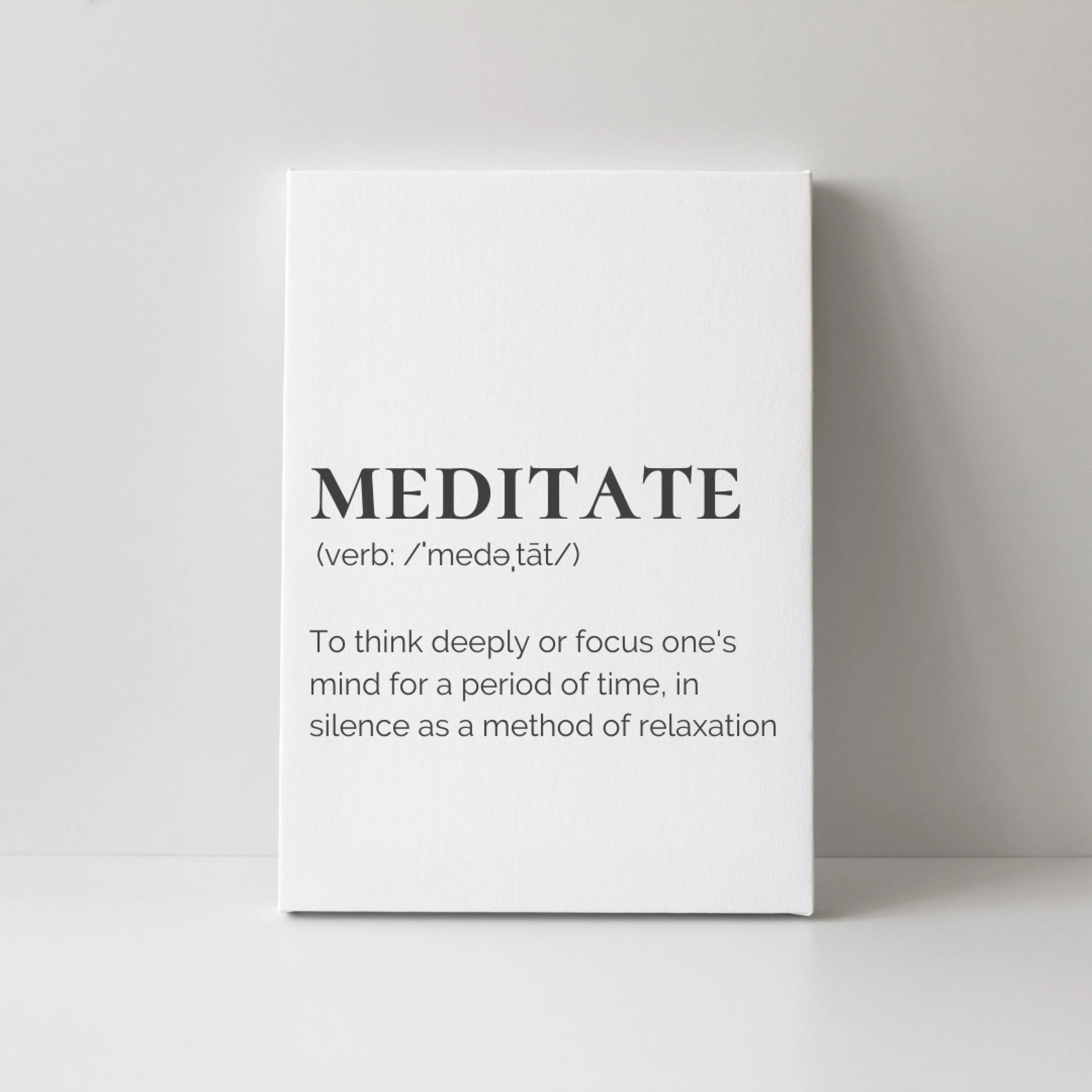 Meditate - Wall Art by Anaya Arts