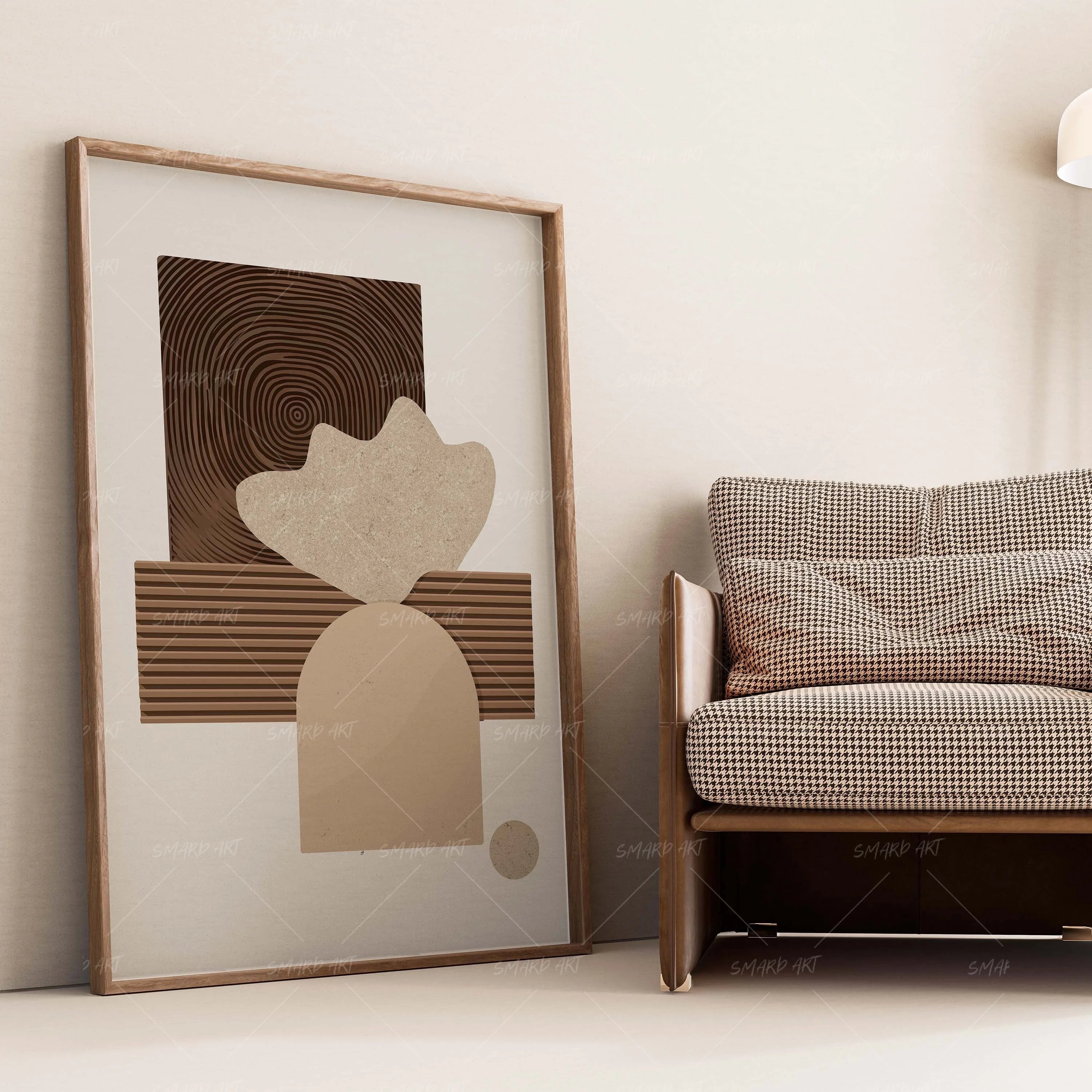Brown Pair-wall art print featuring decorative artistic design suitable for living rooms, offices, and schools by SmardArt. Elevate your space with Black wall art that speaks to culture, identity, and creativity. At Smard, we celebrate artistry made with melanin, bringing powerful and inspiring designs to life.
