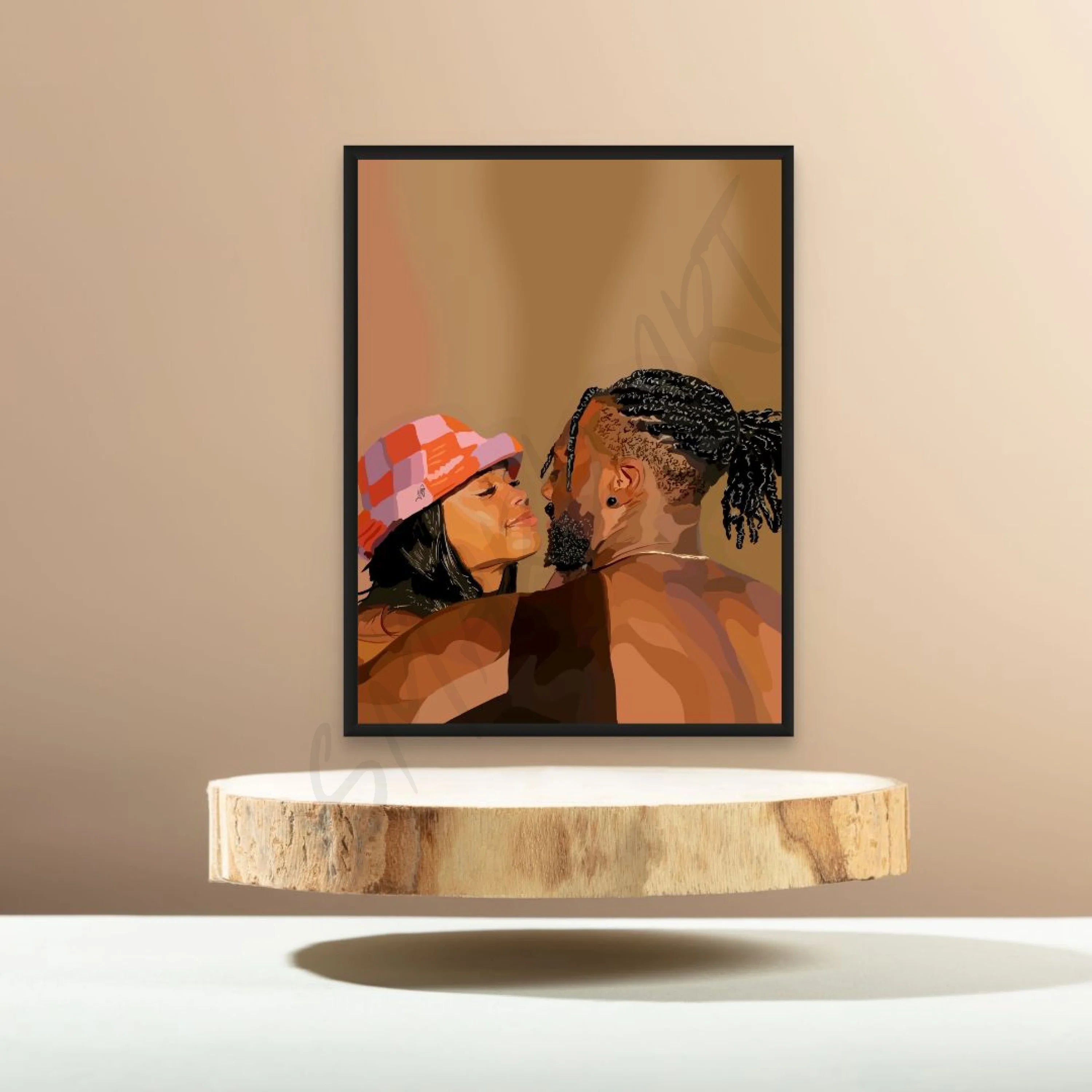 Black Love Wall Art