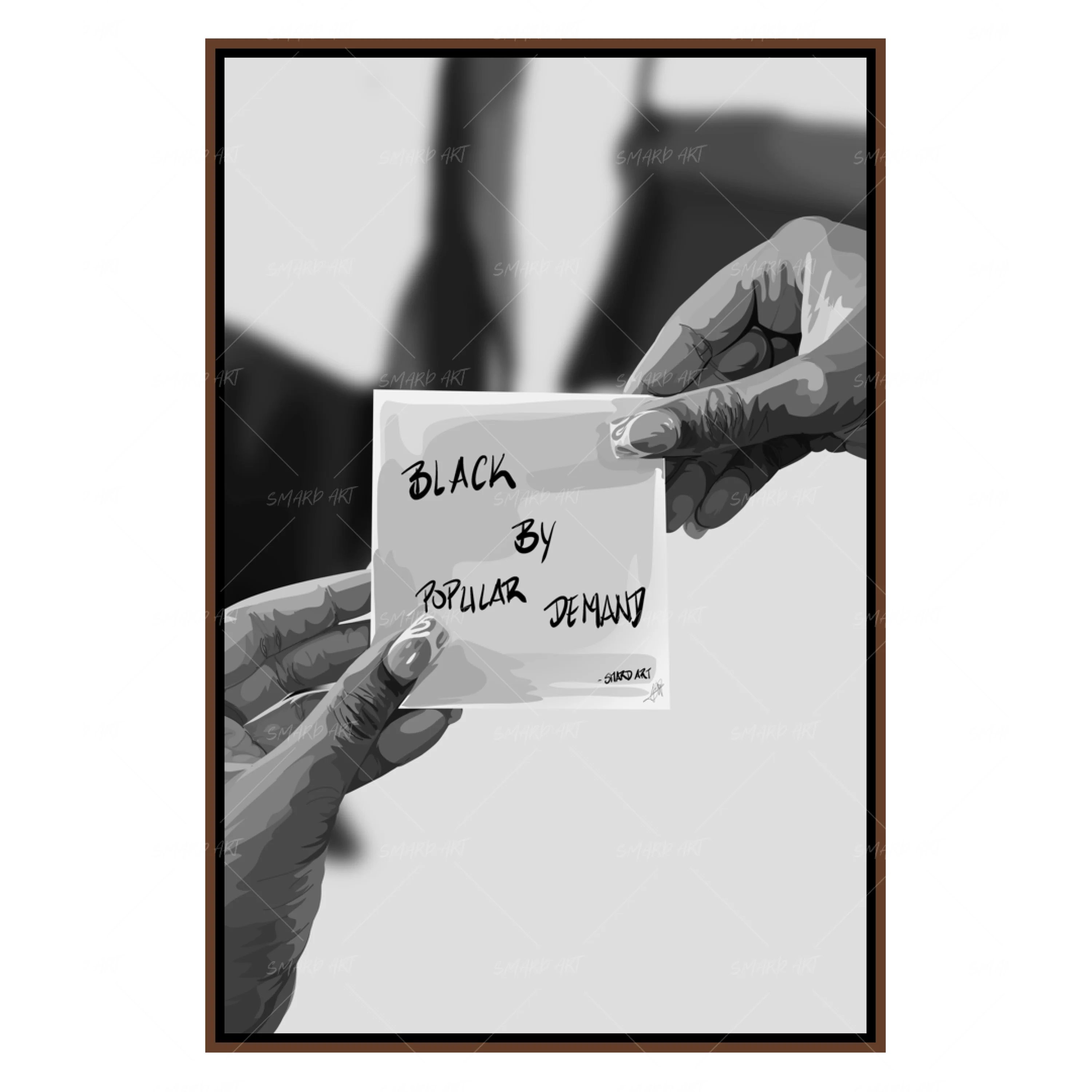 Black By Popular Quote B&W-Smard