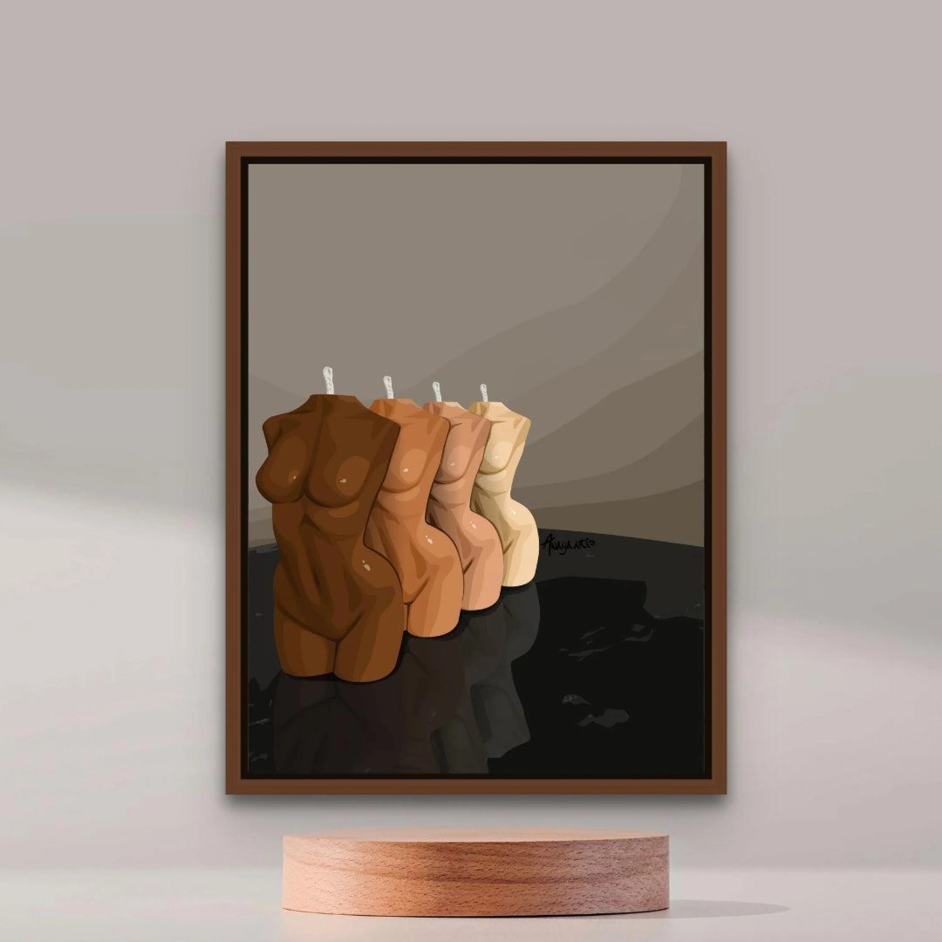 Bodies Candles (Smard X Anaya) Wall Art