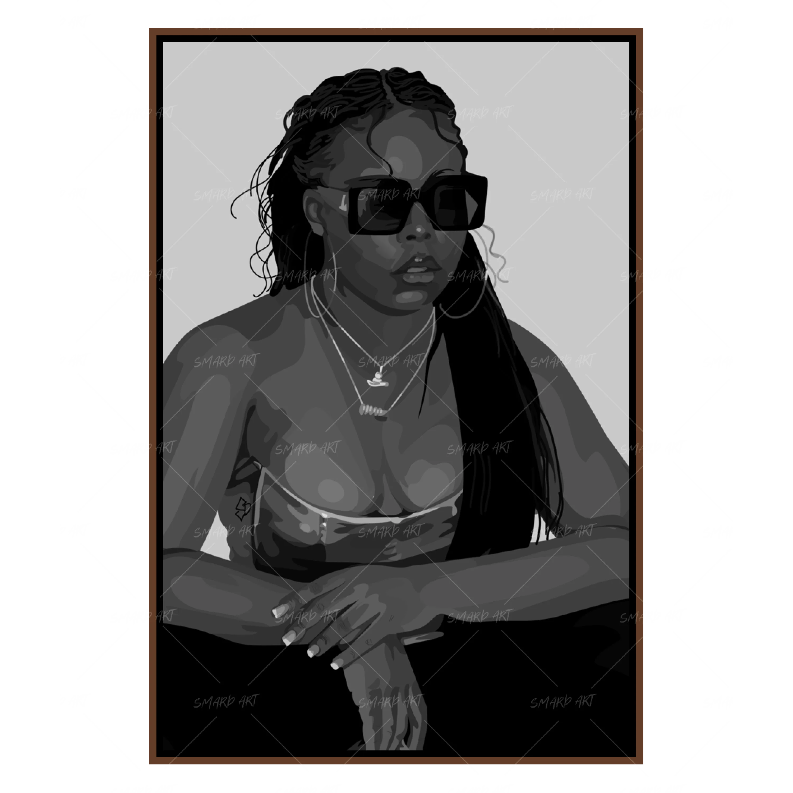 Boss Lady (B&W)-Smard