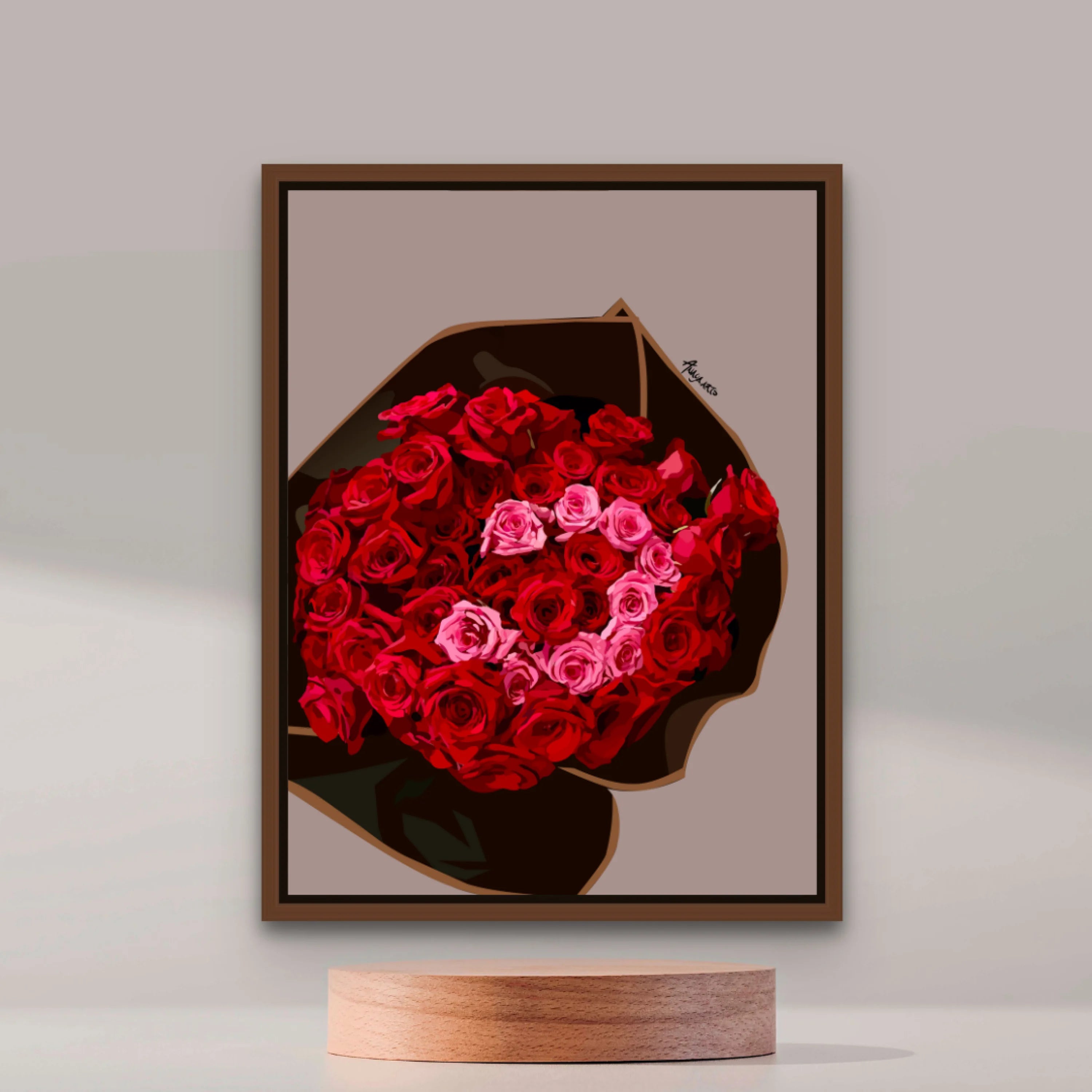 Bouquet Of Roses (Smard X Anaya) Wall Art