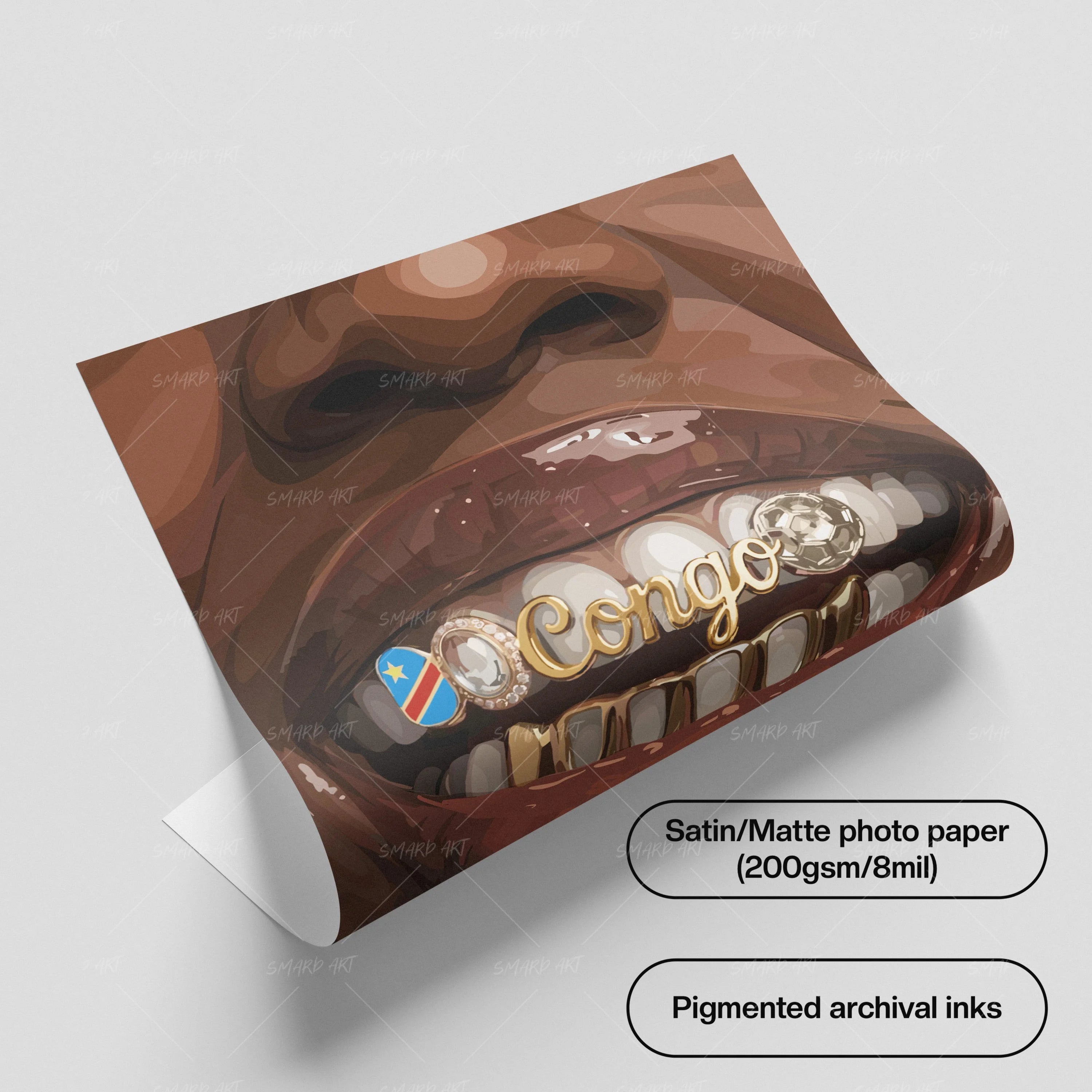 Congo Babe Grillz exclusive at SmardArt - SmardArt
