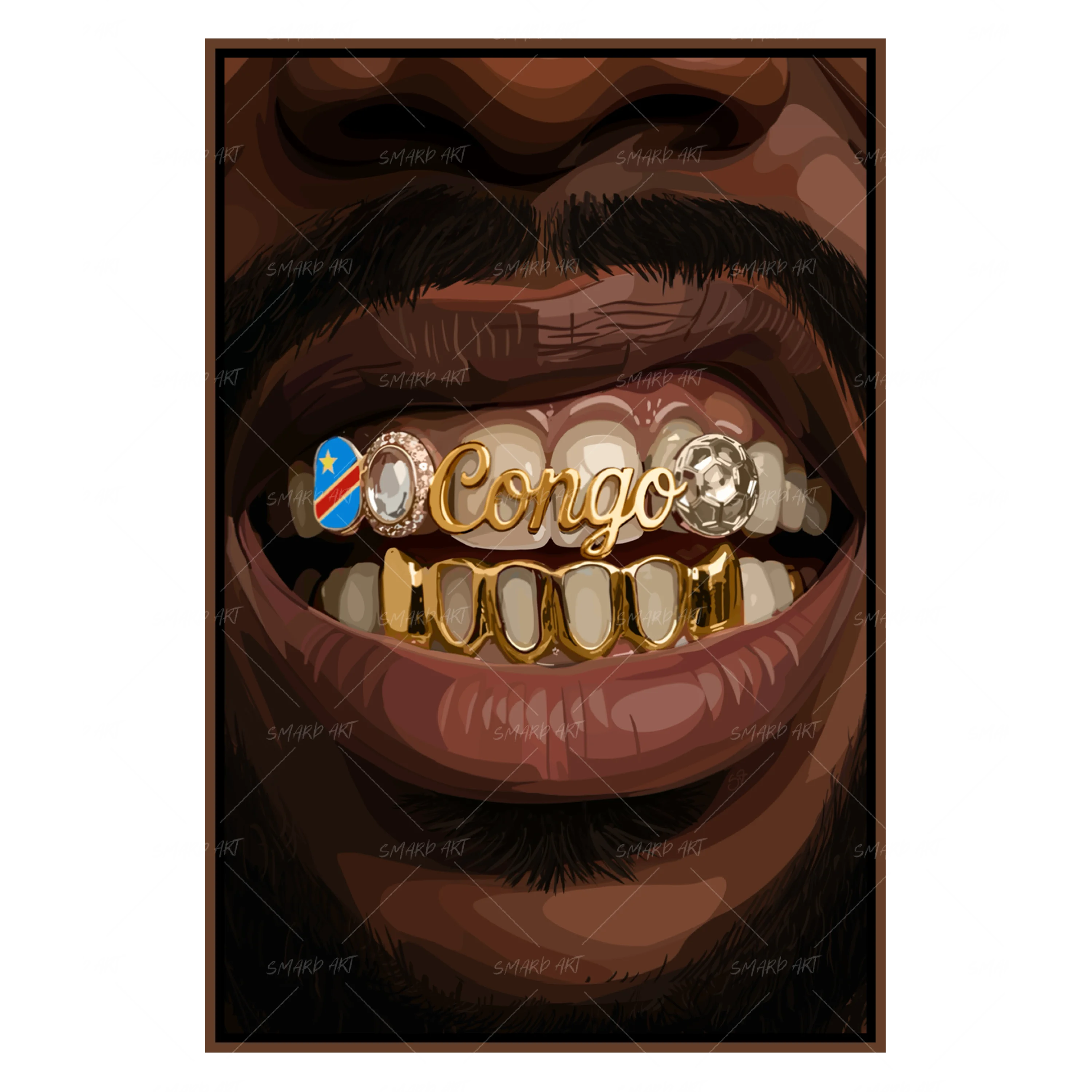 Congo Grillz exclusive at SmardArt - SmardArt