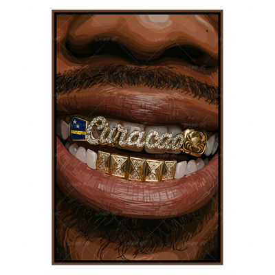 Curaçao Gillz-wall art print featuring decorative artistic design suitable for living rooms, offices, and schools by SmardArt. Elevate your space with Black wall art that speaks to culture, identity, and creativity. At Smard, we celebrate artistry made with melanin, bringing powerful and inspiring designs to life.
