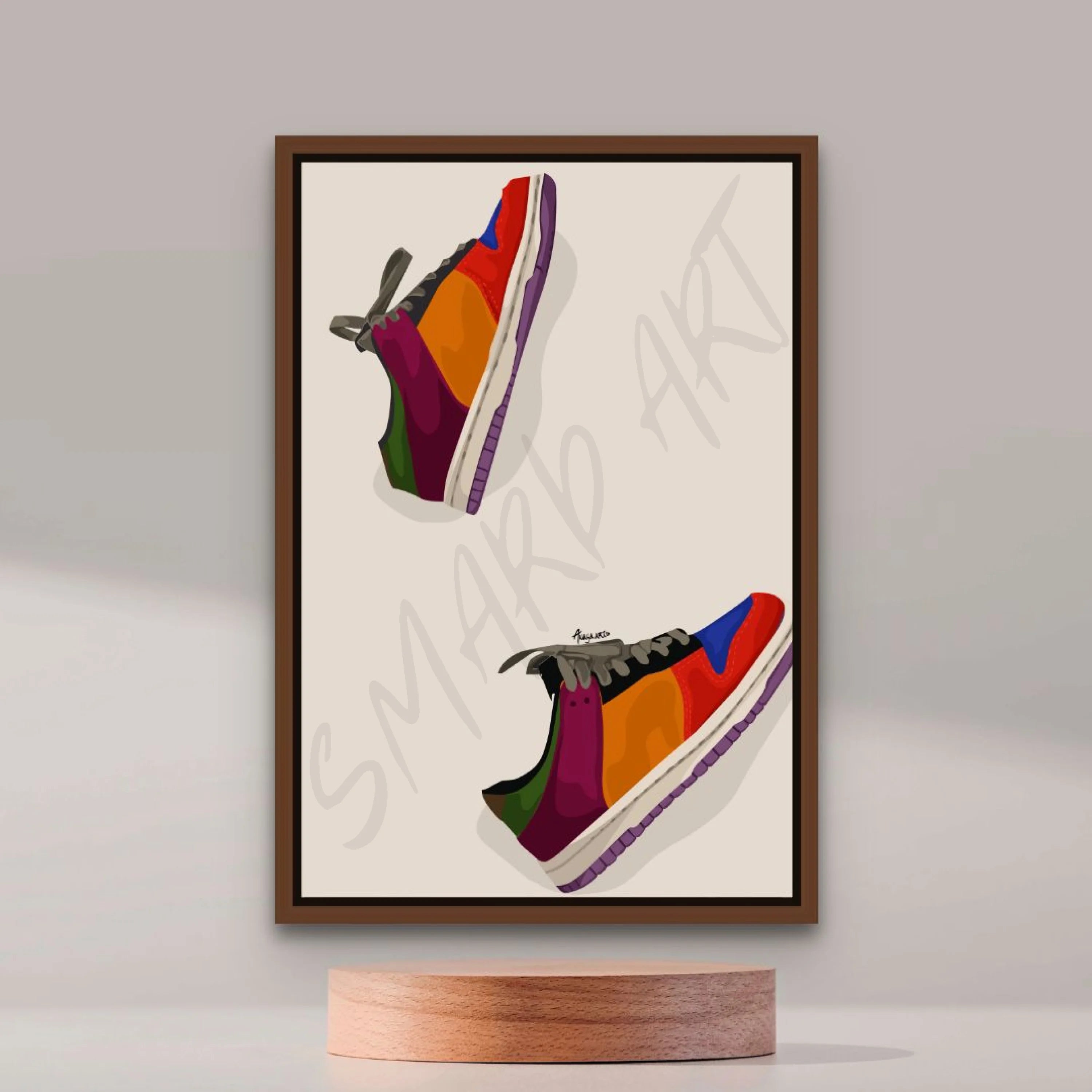 Clean Kicks (Smard X Anaya) Wall Art