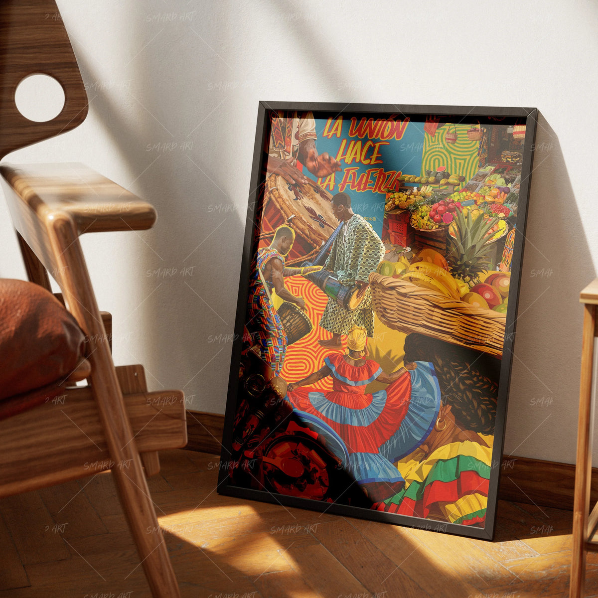 Culture Collage-wall art print featuring decorative artistic design suitable for living rooms, offices, and schools by SmardArt. Elevate your space with Black wall art that speaks to culture, identity, and creativity. At Smard, we celebrate artistry made with melanin, bringing powerful and inspiring designs to life.