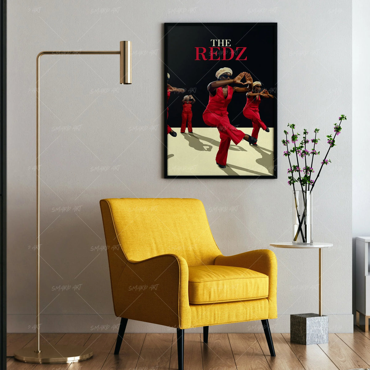 D.S.T-wall art print featuring decorative artistic design suitable for living rooms, offices, and schools by SmardArt. Elevate your space with Black wall art that speaks to culture, identity, and creativity. At Smard, we celebrate artistry made with melanin, bringing powerful and inspiring designs to life.