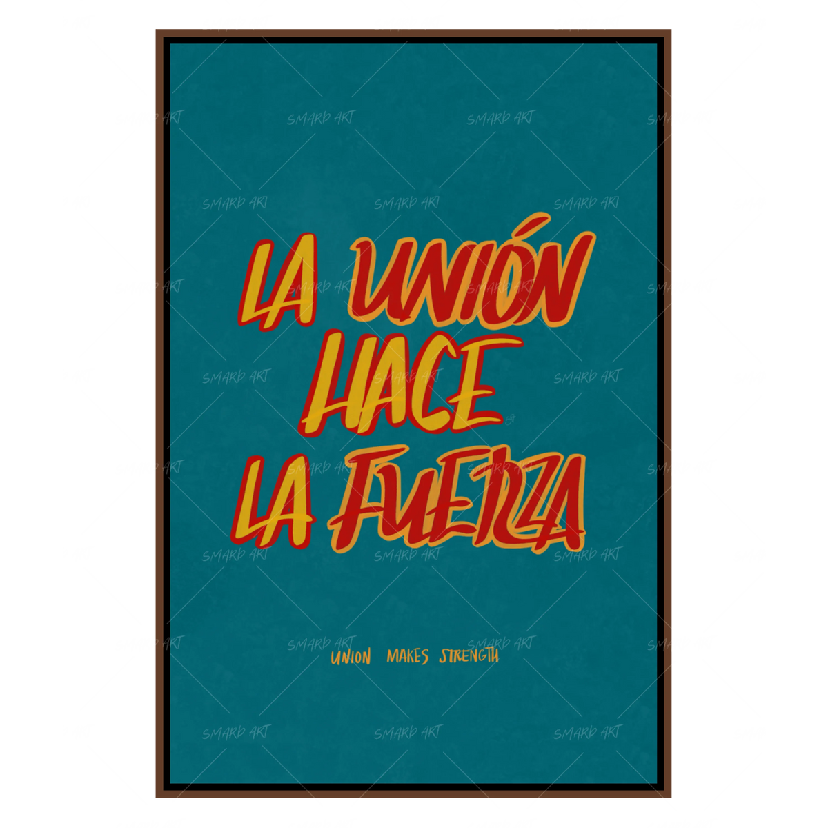 Dicho-wall art print featuring decorative artistic design suitable for living rooms, offices, and schools by SmardArt. Elevate your space with Black wall art that speaks to culture, identity, and creativity. At Smard, we celebrate artistry made with melanin, bringing powerful and inspiring designs to life.