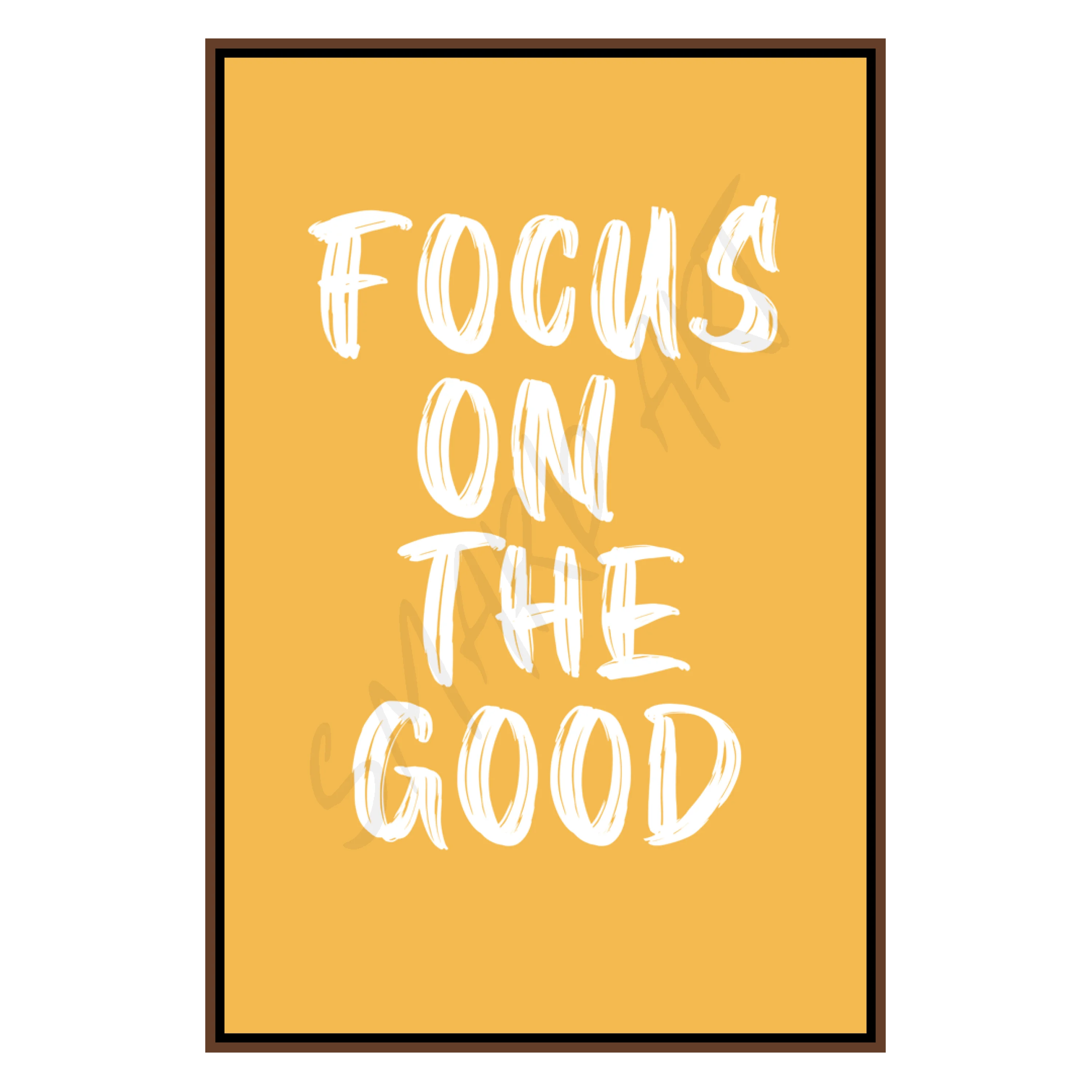 Focus On The Good 2 (Smard X Anaya) Wall Art