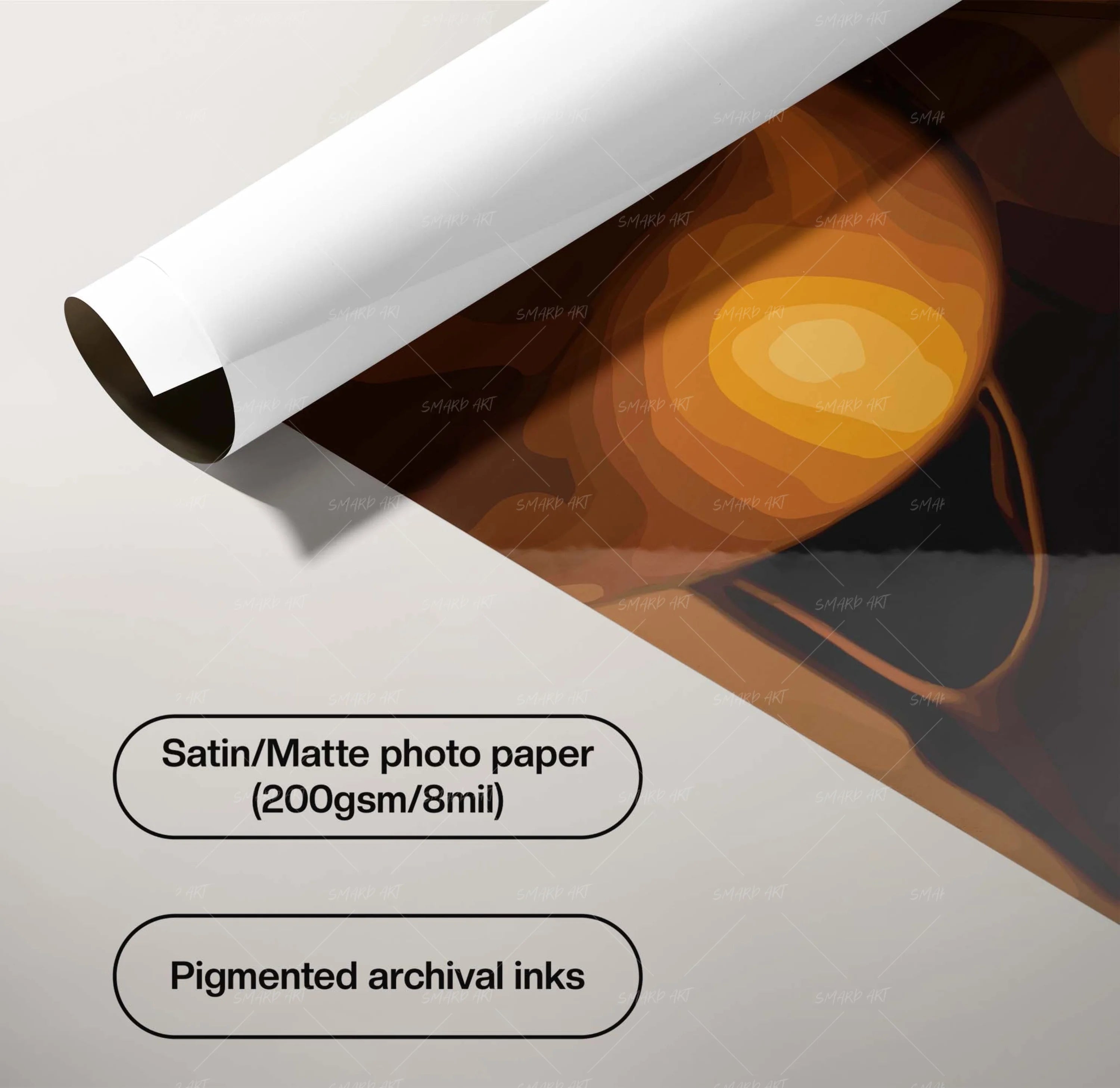 Golden Burst-wall art print featuring decorative artistic design suitable for living rooms, offices, and schools by SmardArt. Elevate your space with Black wall art that speaks to culture, identity, and creativity. At Smard, we celebrate artistry made with melanin, bringing powerful and inspiring designs to life.