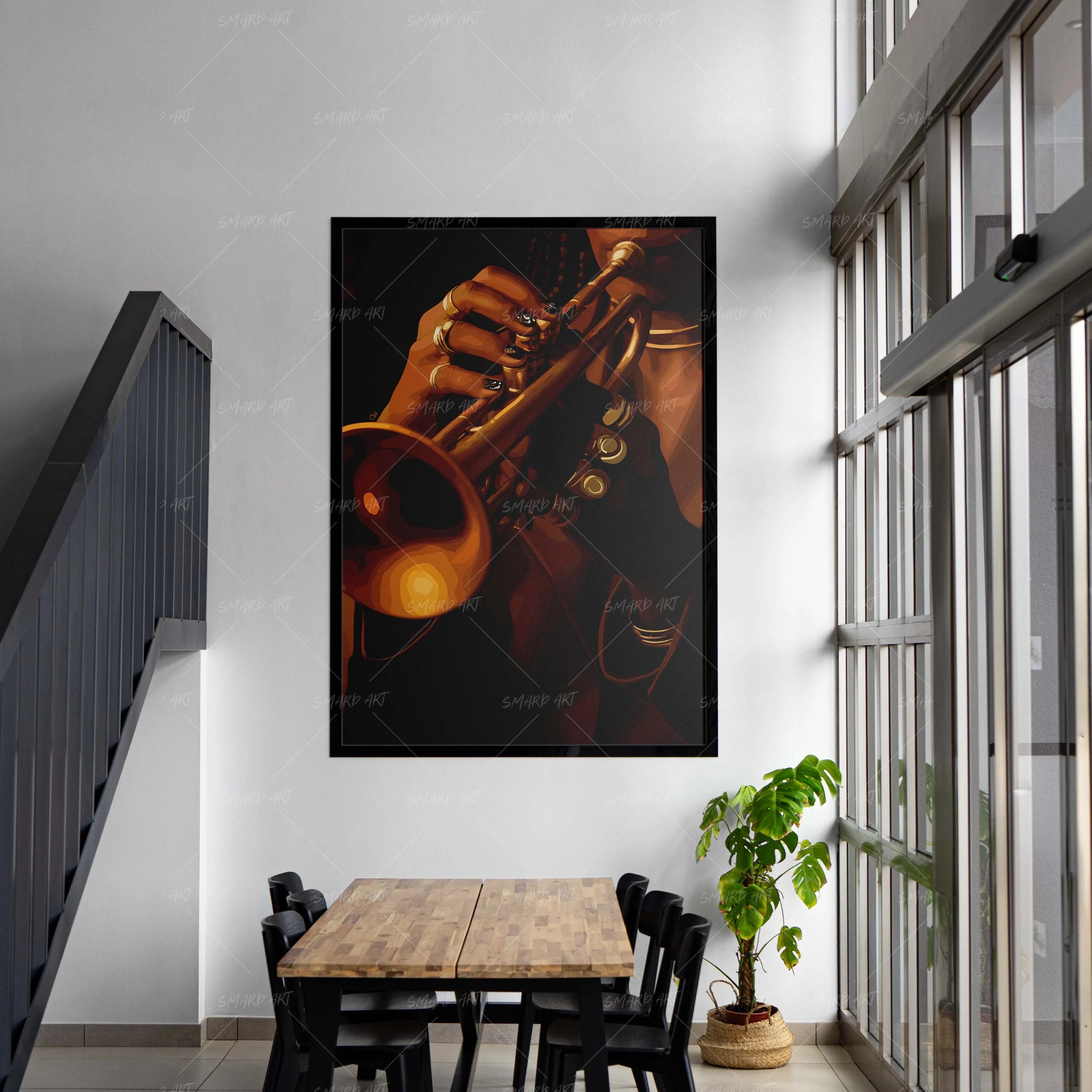 Golden Burst-wall art print featuring decorative artistic design suitable for living rooms, offices, and schools by SmardArt. Elevate your space with Black wall art that speaks to culture, identity, and creativity. At Smard, we celebrate artistry made with melanin, bringing powerful and inspiring designs to life.