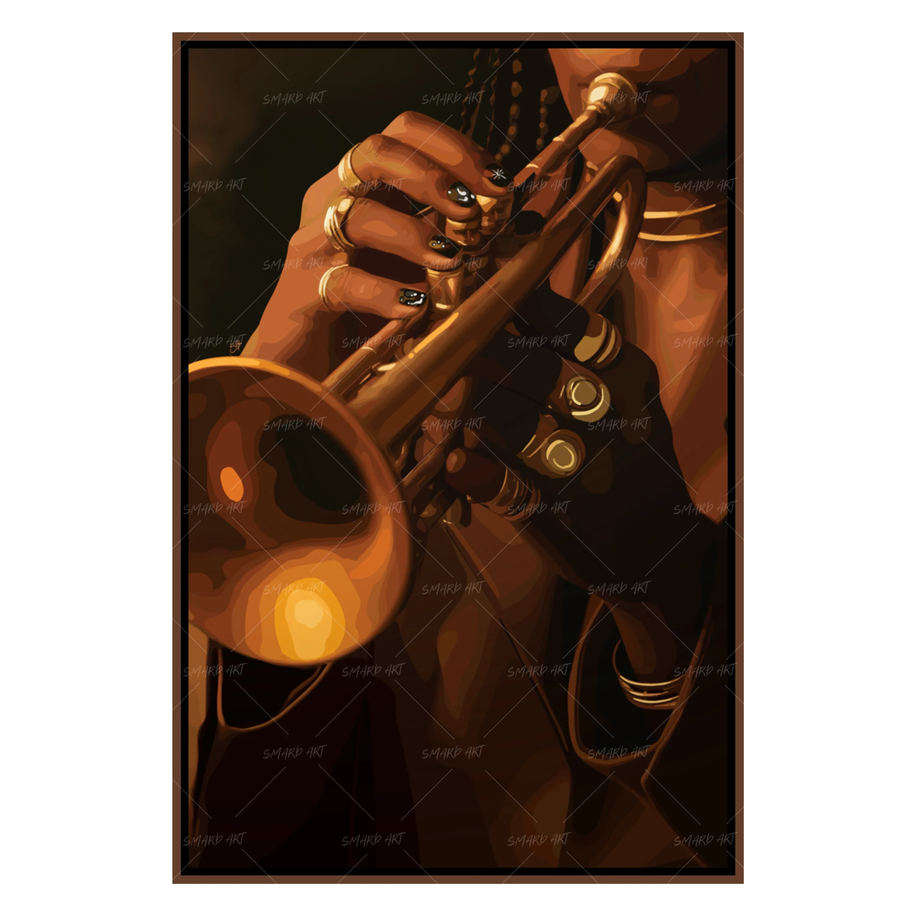 Golden Burst-wall art print featuring decorative artistic design suitable for living rooms, offices, and schools by SmardArt. Elevate your space with Black wall art that speaks to culture, identity, and creativity. At Smard, we celebrate artistry made with melanin, bringing powerful and inspiring designs to life.