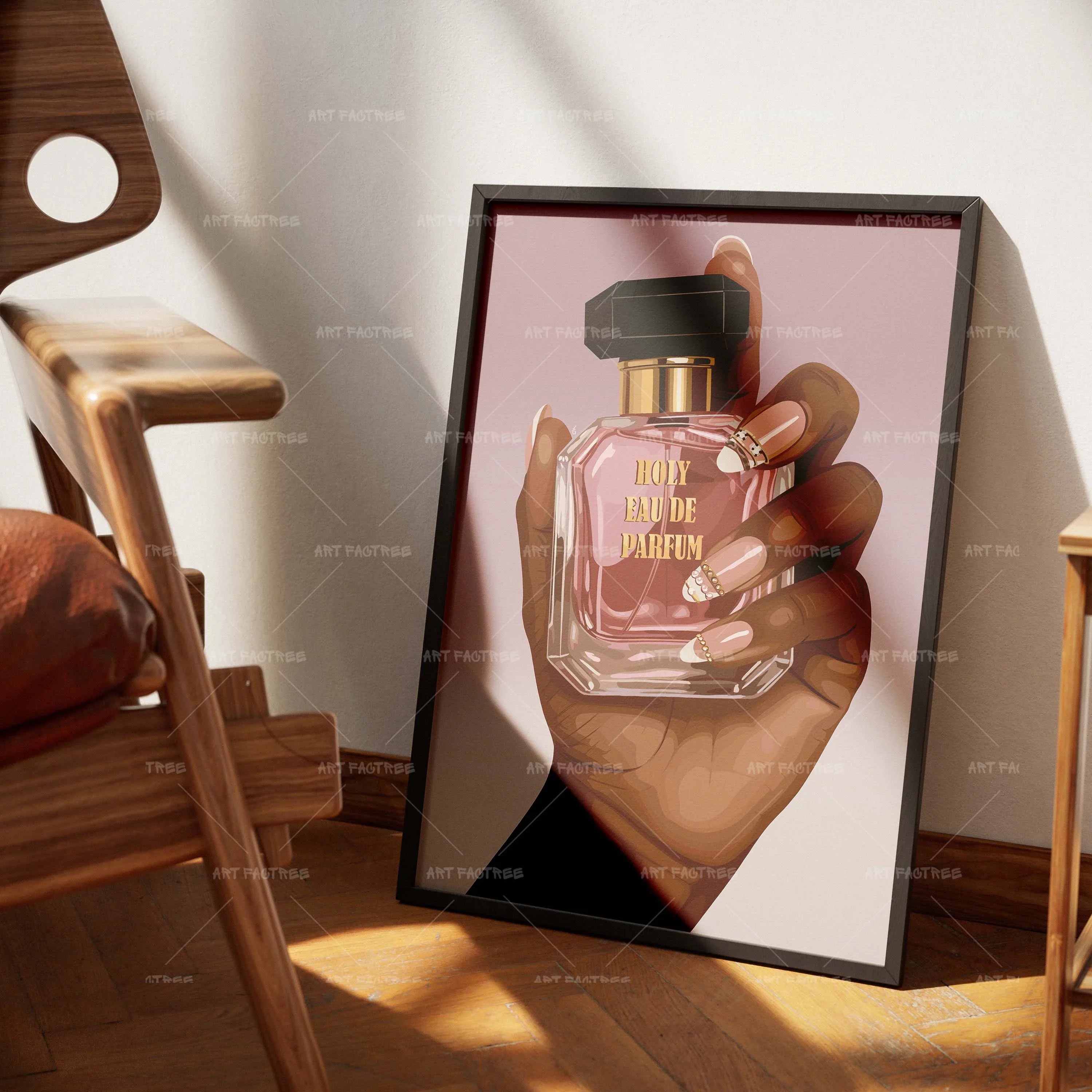 Grace No.7 (Smard X Anaya)-wall art print featuring decorative artistic design suitable for living rooms, offices, and schools by SmardArt. Elevate your space with Black wall art that speaks to culture, identity, and creativity. At Smard, we celebrate artistry made with melanin, bringing powerful and inspiring designs to life.