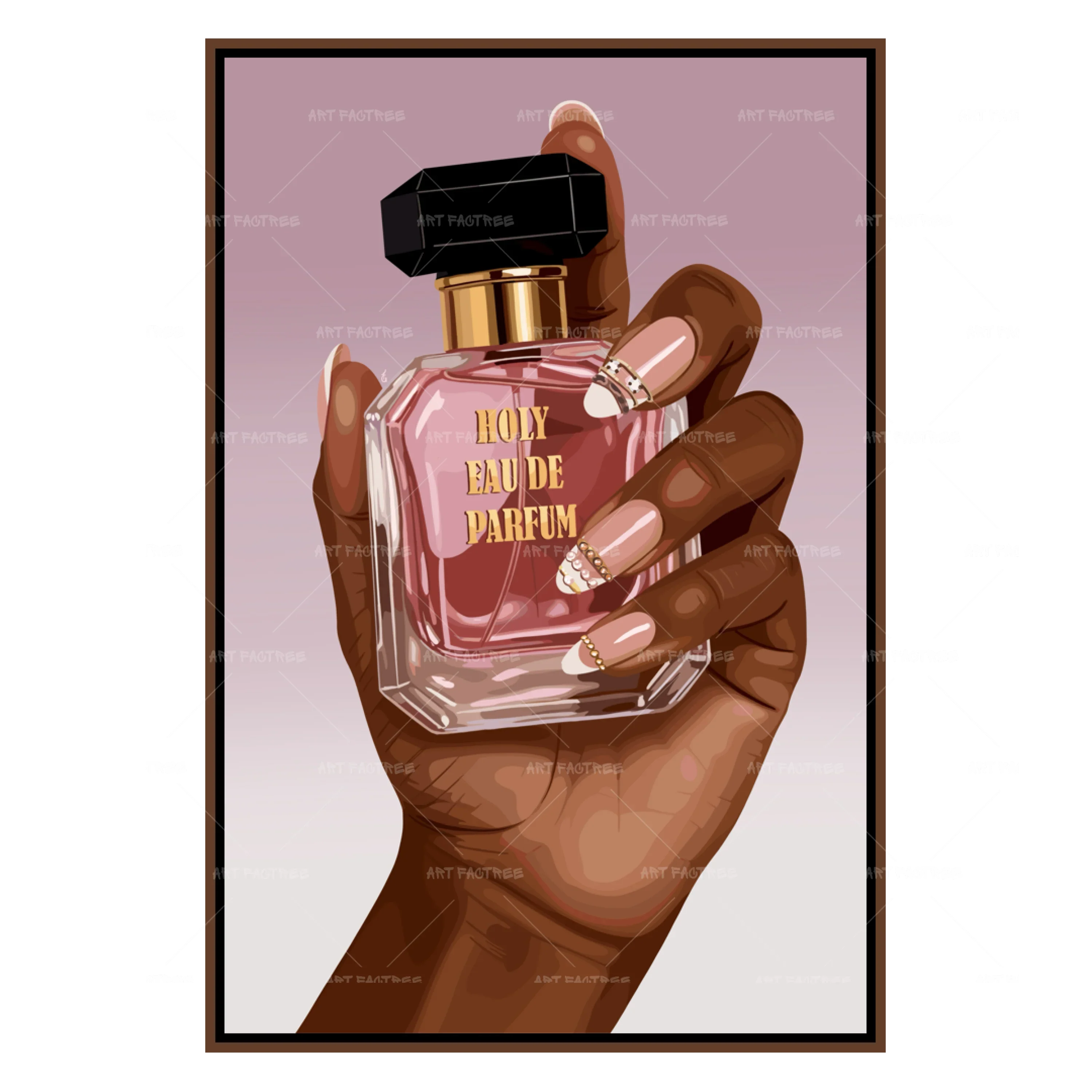 Grace No.7 (Smard X Anaya)-wall art print featuring decorative artistic design suitable for living rooms, offices, and schools by SmardArt. Elevate your space with Black wall art that speaks to culture, identity, and creativity. At Smard, we celebrate artistry made with melanin, bringing powerful and inspiring designs to life.