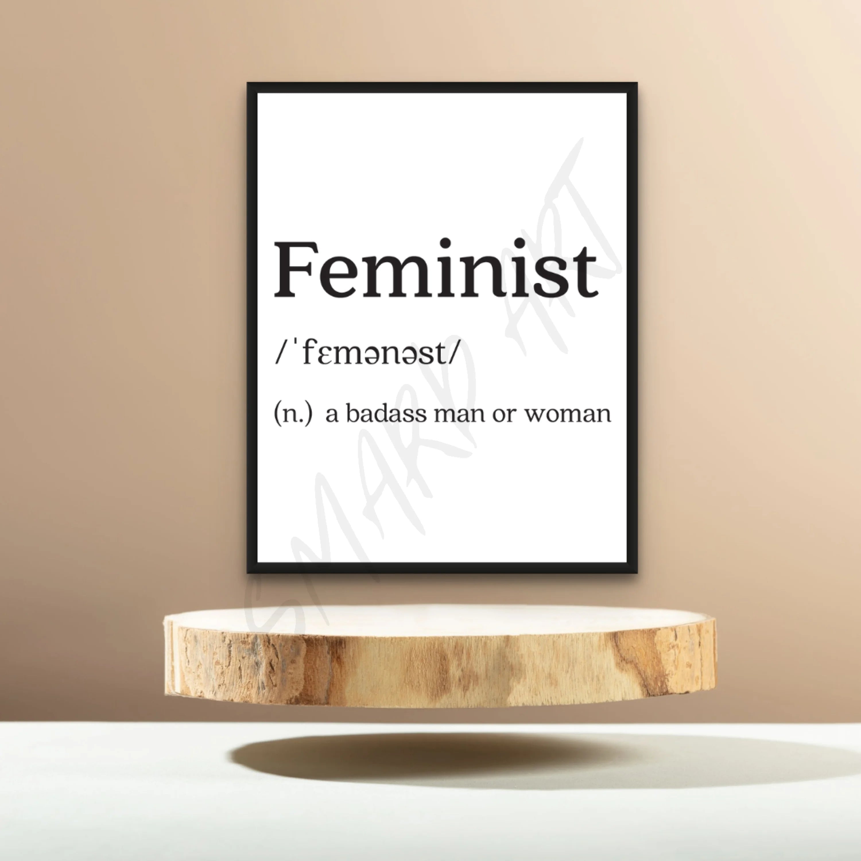 Feminist. (Smard X Anaya) Wall Art