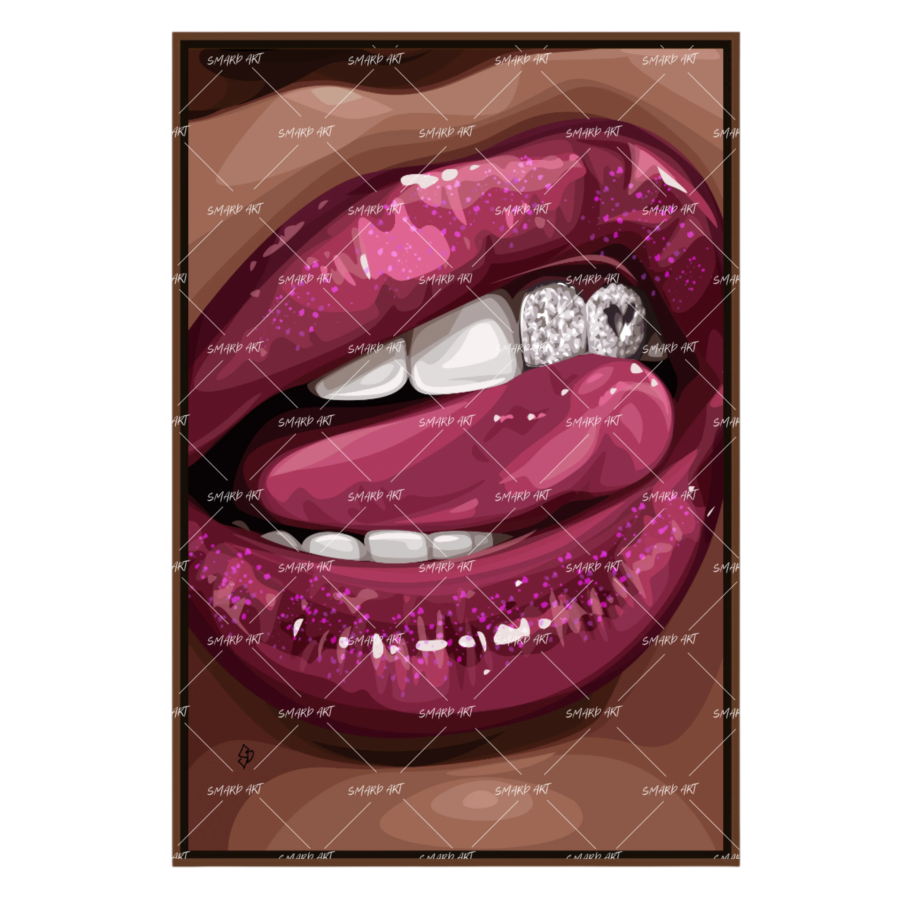 Glittery Grillz-Smard
