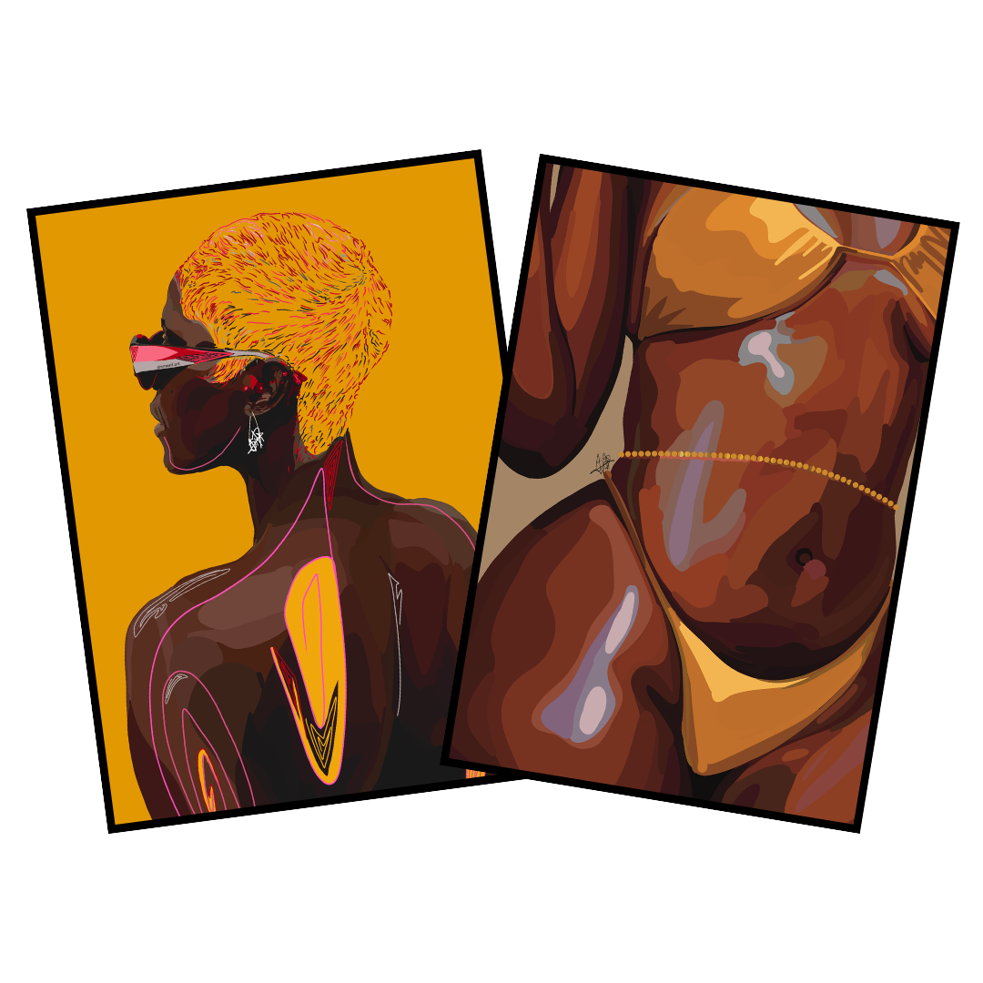Art Print Bundle : Grace 5 + Golden Bikini