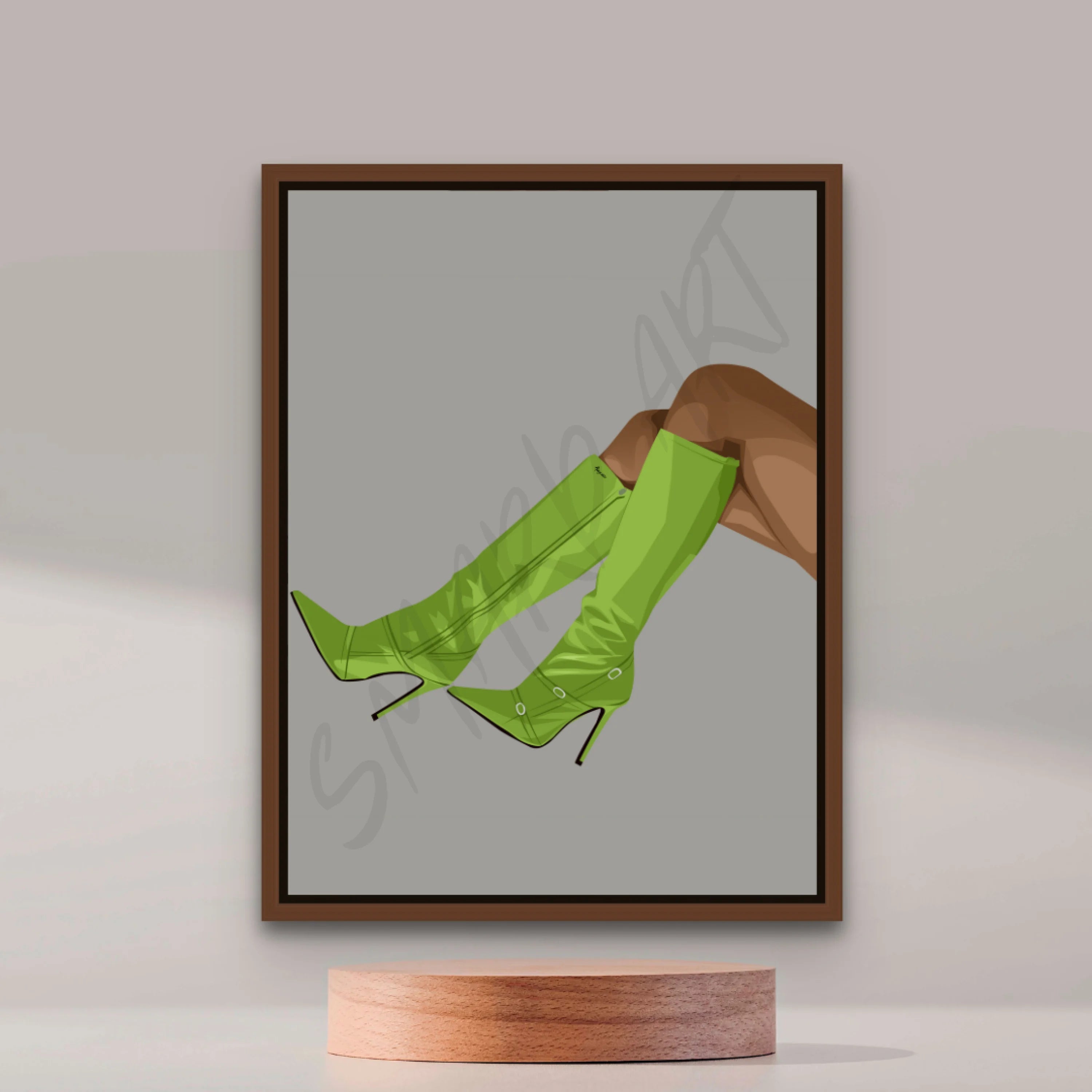 Green Boots Ii (Smard X Anaya) Wall Art