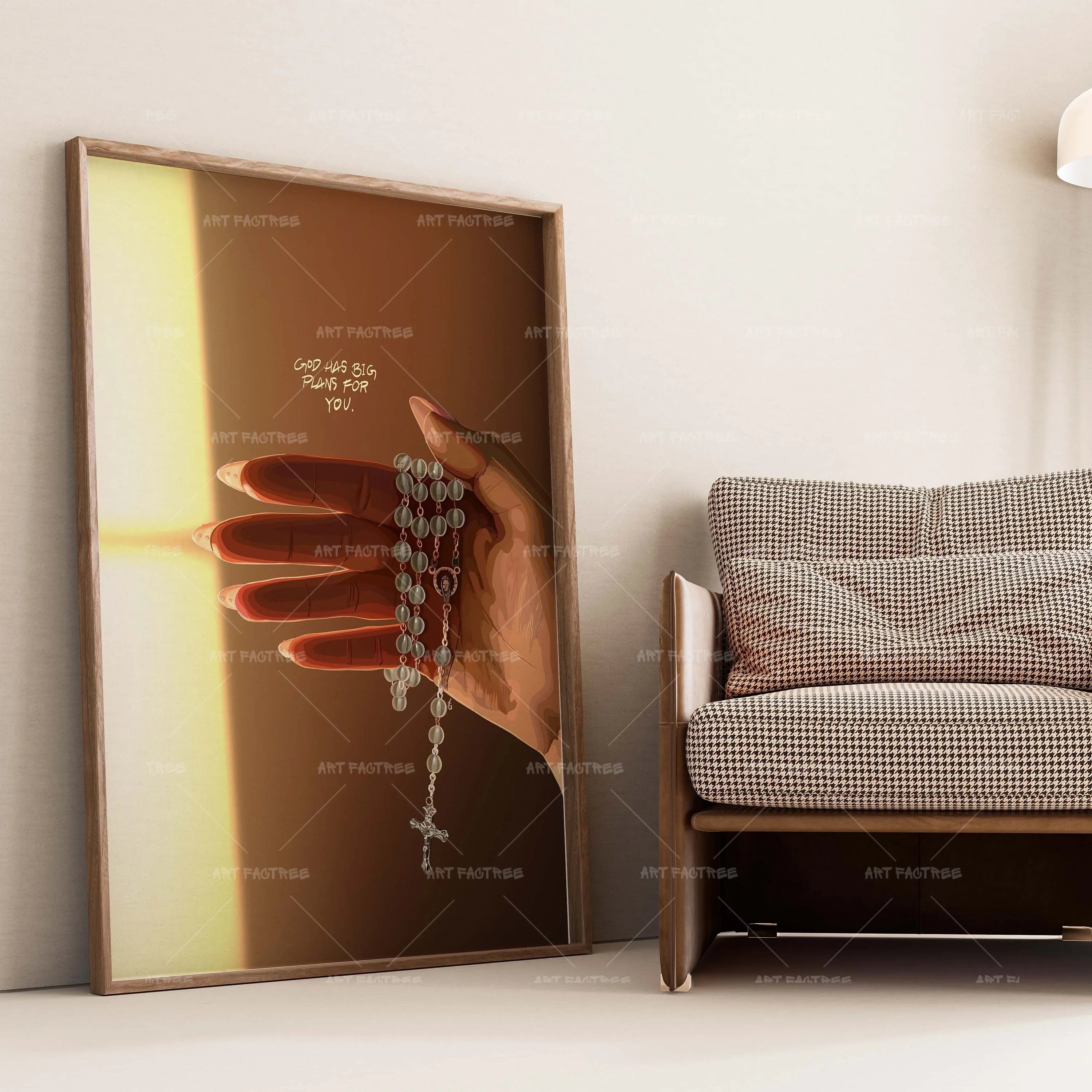 Hands Of Devotion (Smard X Anaya)-wall art print featuring decorative artistic design suitable for living rooms, offices, and schools by SmardArt. Elevate your space with Black wall art that speaks to culture, identity, and creativity. At Smard, we celebrate artistry made with melanin, bringing powerful and inspiring designs to life.