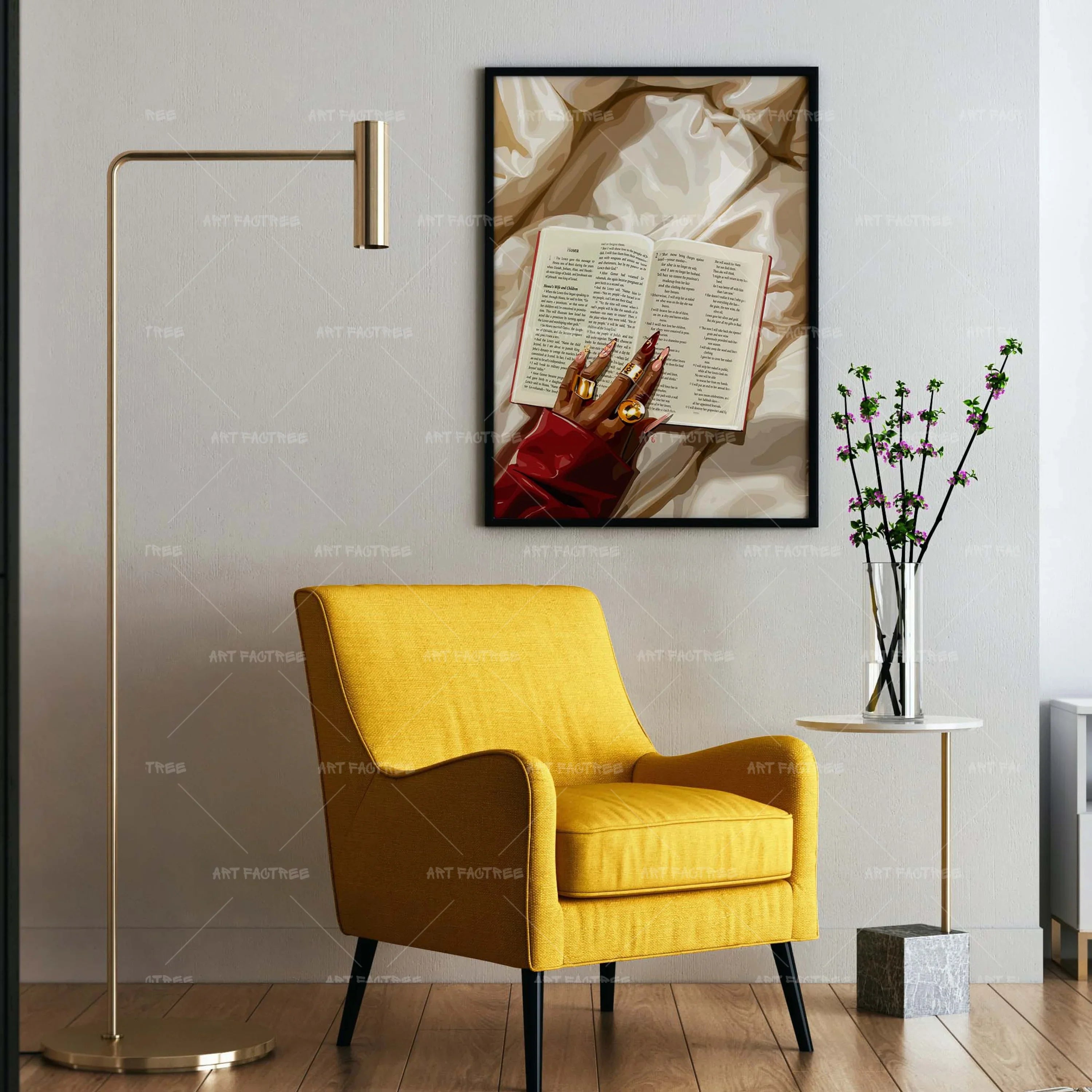 Hands Of Faith (Smard X Anaya)-wall art print featuring decorative artistic design suitable for living rooms, offices, and schools by SmardArt. Elevate your space with Black wall art that speaks to culture, identity, and creativity. At Smard, we celebrate artistry made with melanin, bringing powerful and inspiring designs to life.