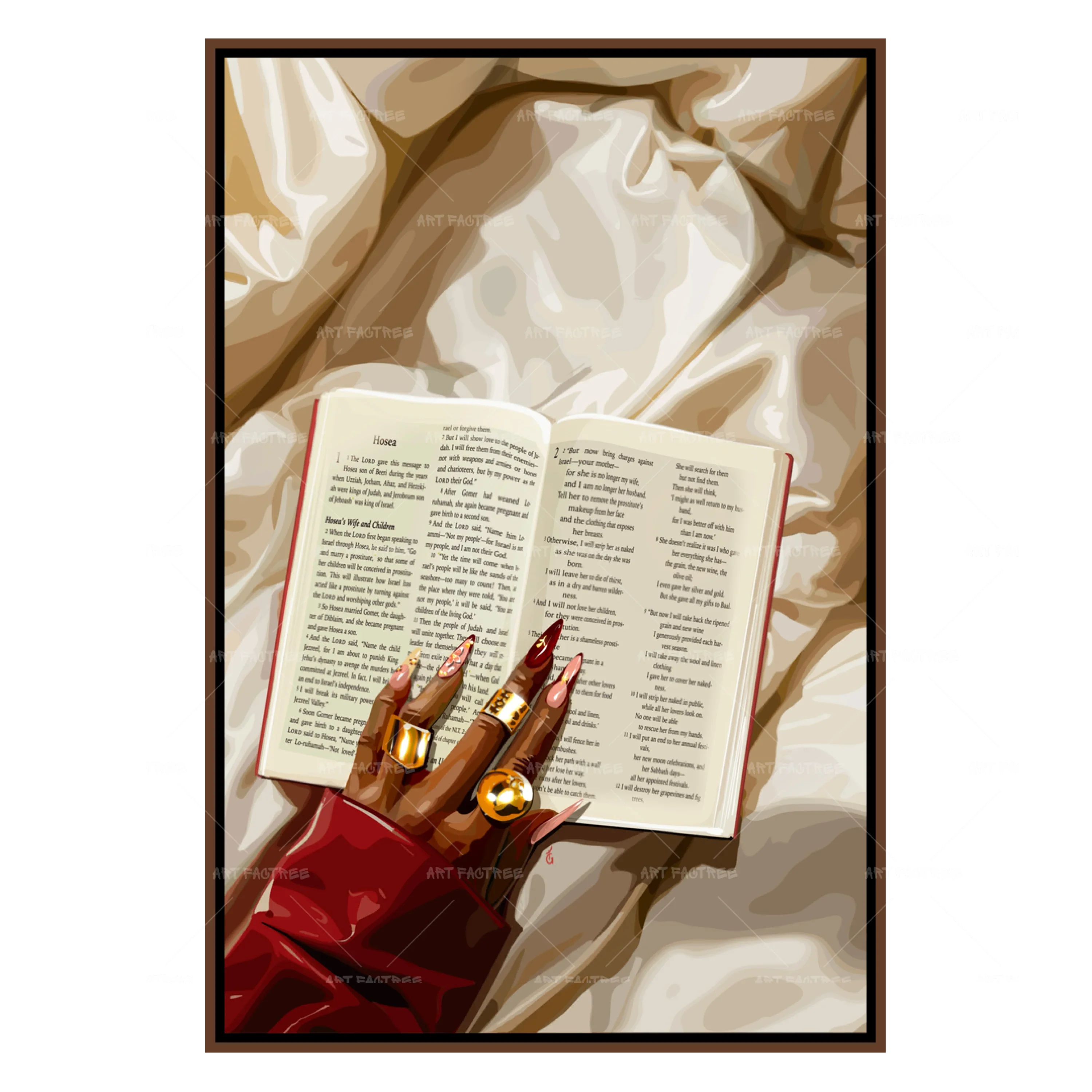 Hands Of Faith (Smard X Anaya)-wall art print featuring decorative artistic design suitable for living rooms, offices, and schools by SmardArt. Elevate your space with Black wall art that speaks to culture, identity, and creativity. At Smard, we celebrate artistry made with melanin, bringing powerful and inspiring designs to life.