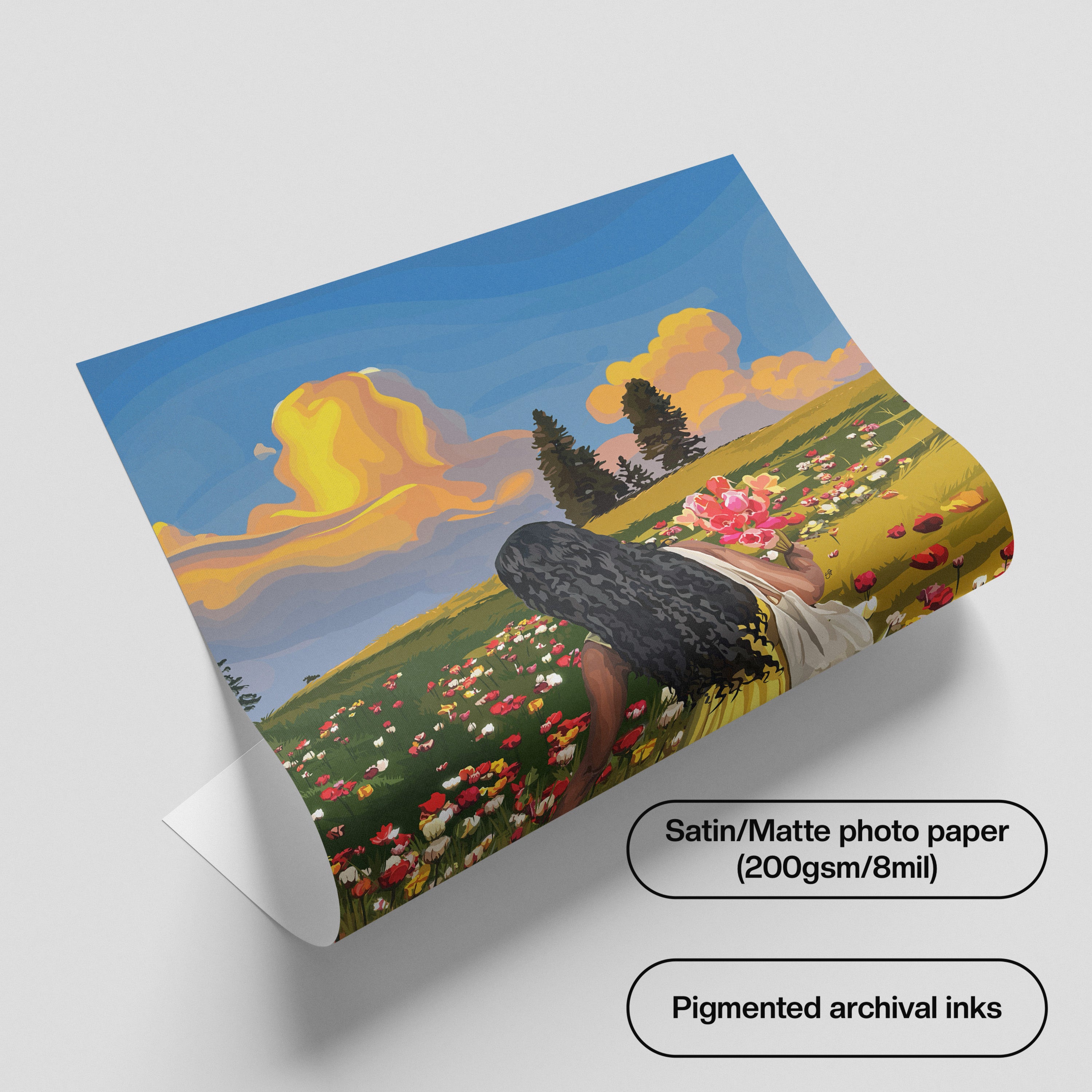 Hill Flowers exclusive at SmardArt - SmardArt