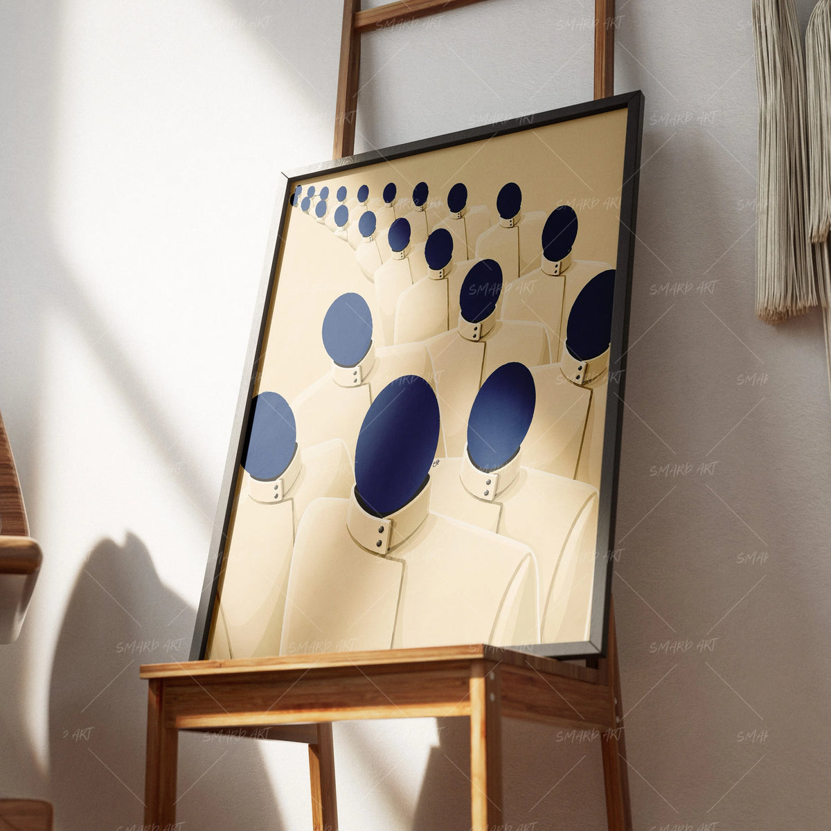 Hoard in Queue-wall art print featuring decorative artistic design suitable for living rooms, offices, and schools by SmardArt. Elevate your space with Black wall art that speaks to culture, identity, and creativity. At Smard, we celebrate artistry made with melanin, bringing powerful and inspiring designs to life.