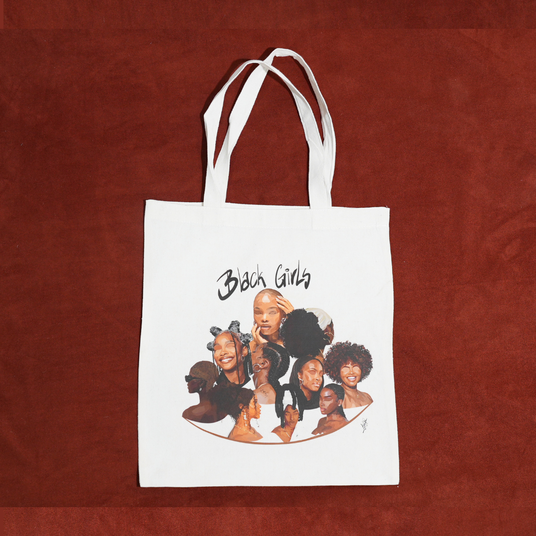 Black Girls Tote Bag