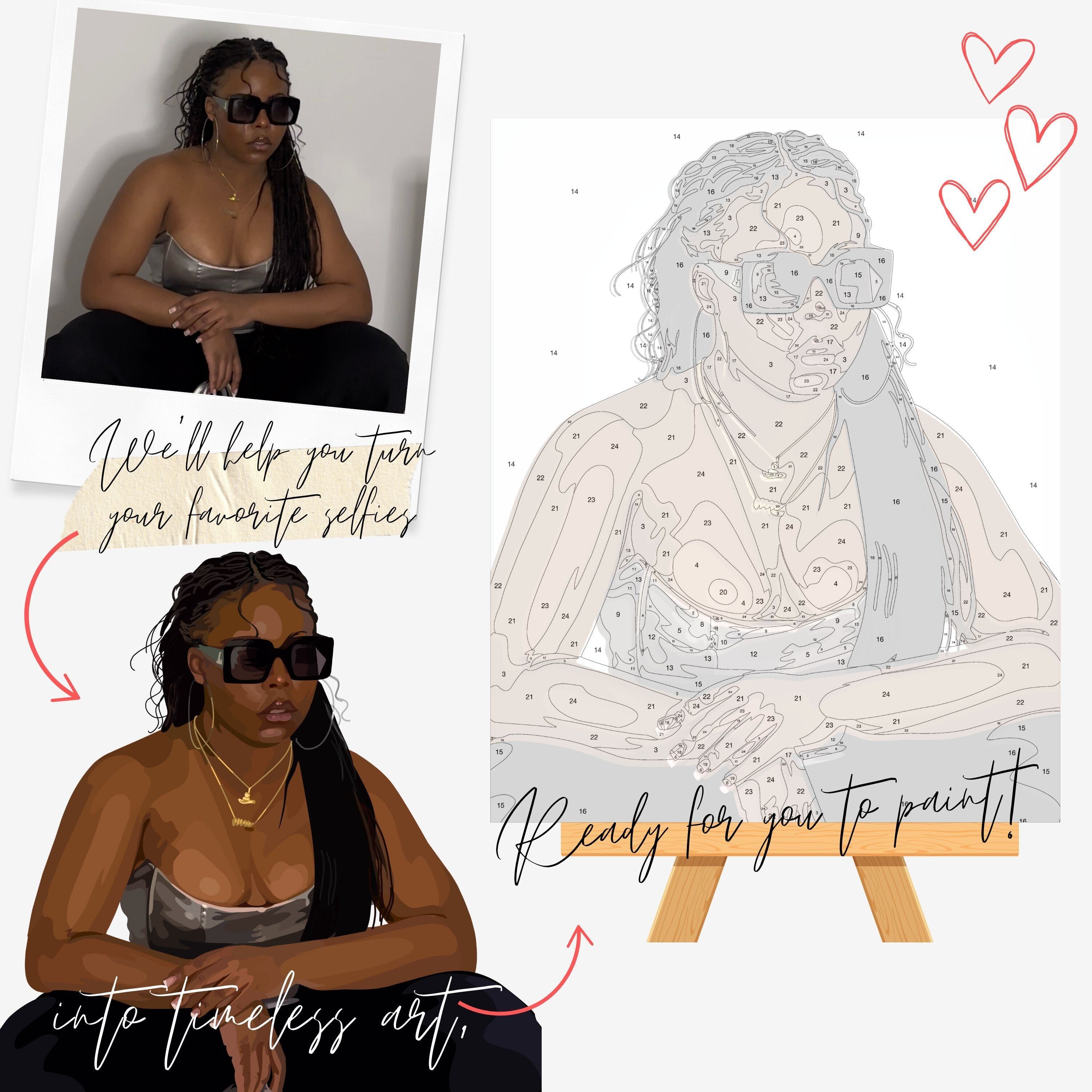 Custom Selfie Paint Kit