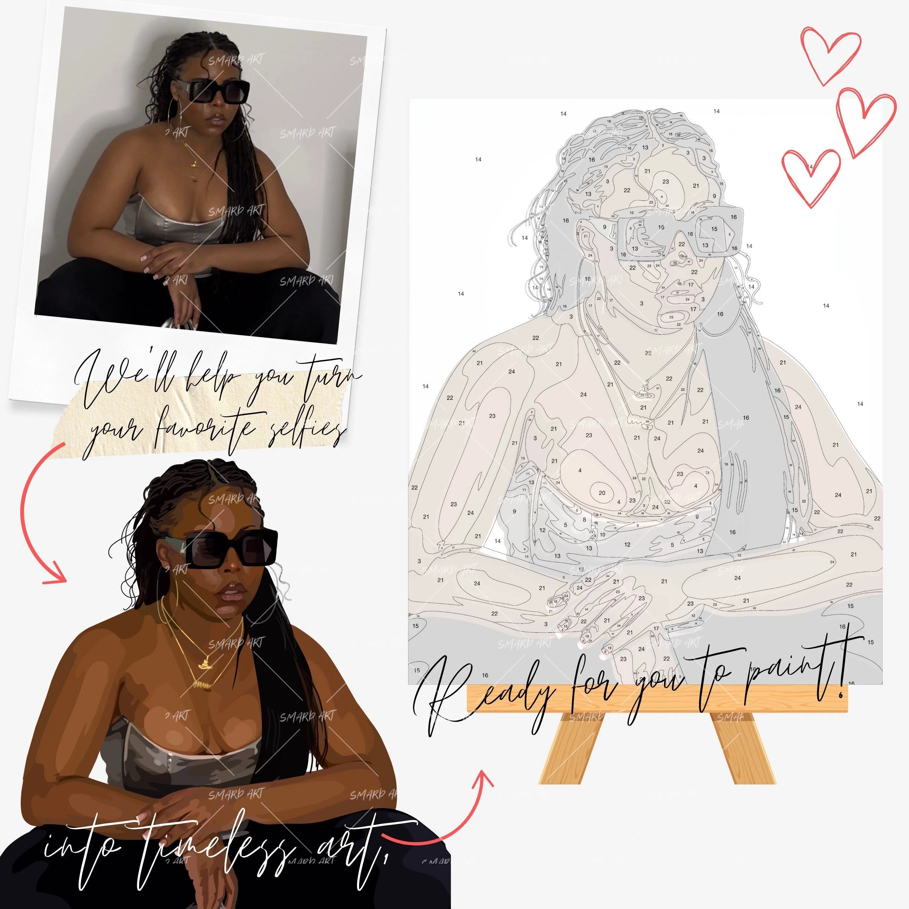 Custom Selfie Paint Kit