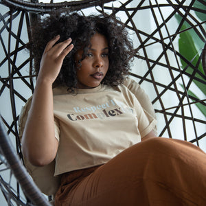 Respect The Complexion Crop Top - Brown