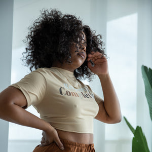 Respect The Complexion Crop Top - Brown