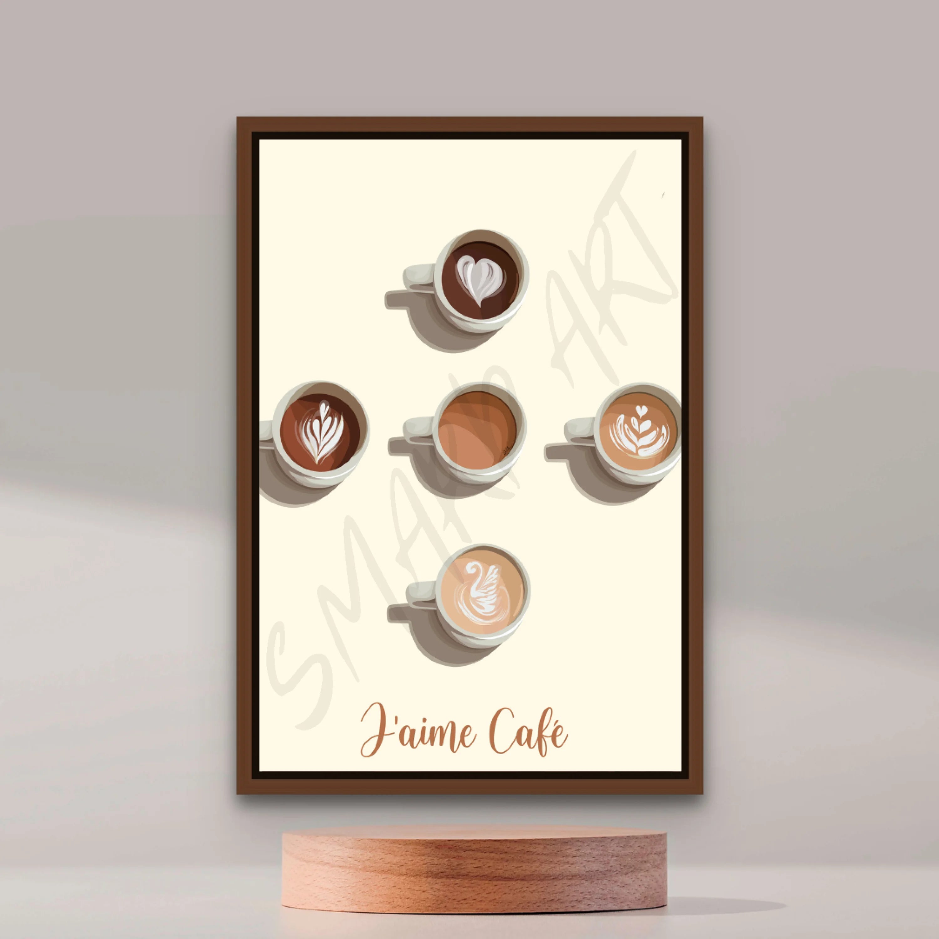 J’aime Cafe (Smard X Anaya) Wall Art