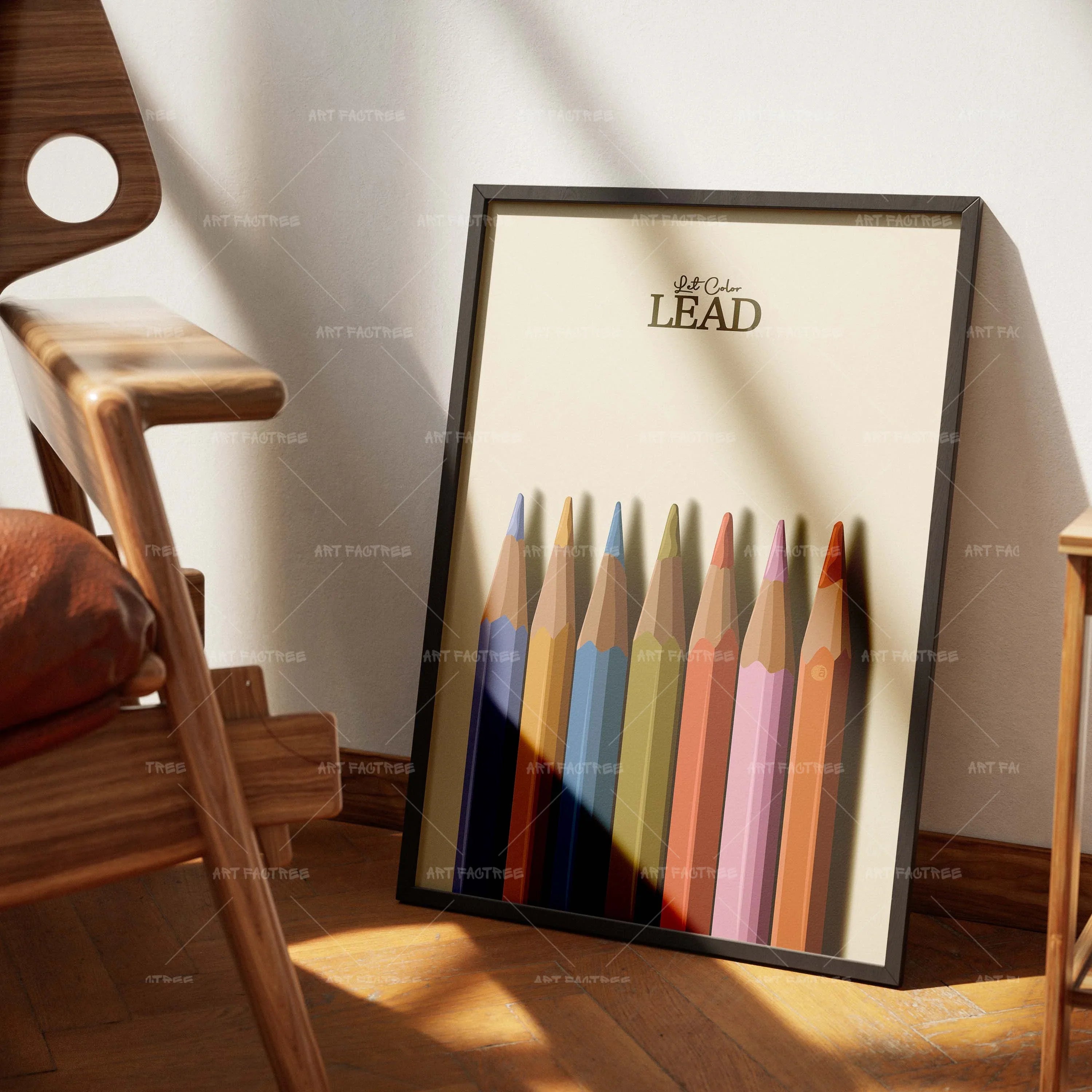 Let Colour Lead (Smard X Anaya)-wall art print featuring decorative artistic design suitable for living rooms, offices, and schools by SmardArt. Elevate your space with Black wall art that speaks to culture, identity, and creativity. At Smard, we celebrate artistry made with melanin, bringing powerful and inspiring designs to life.