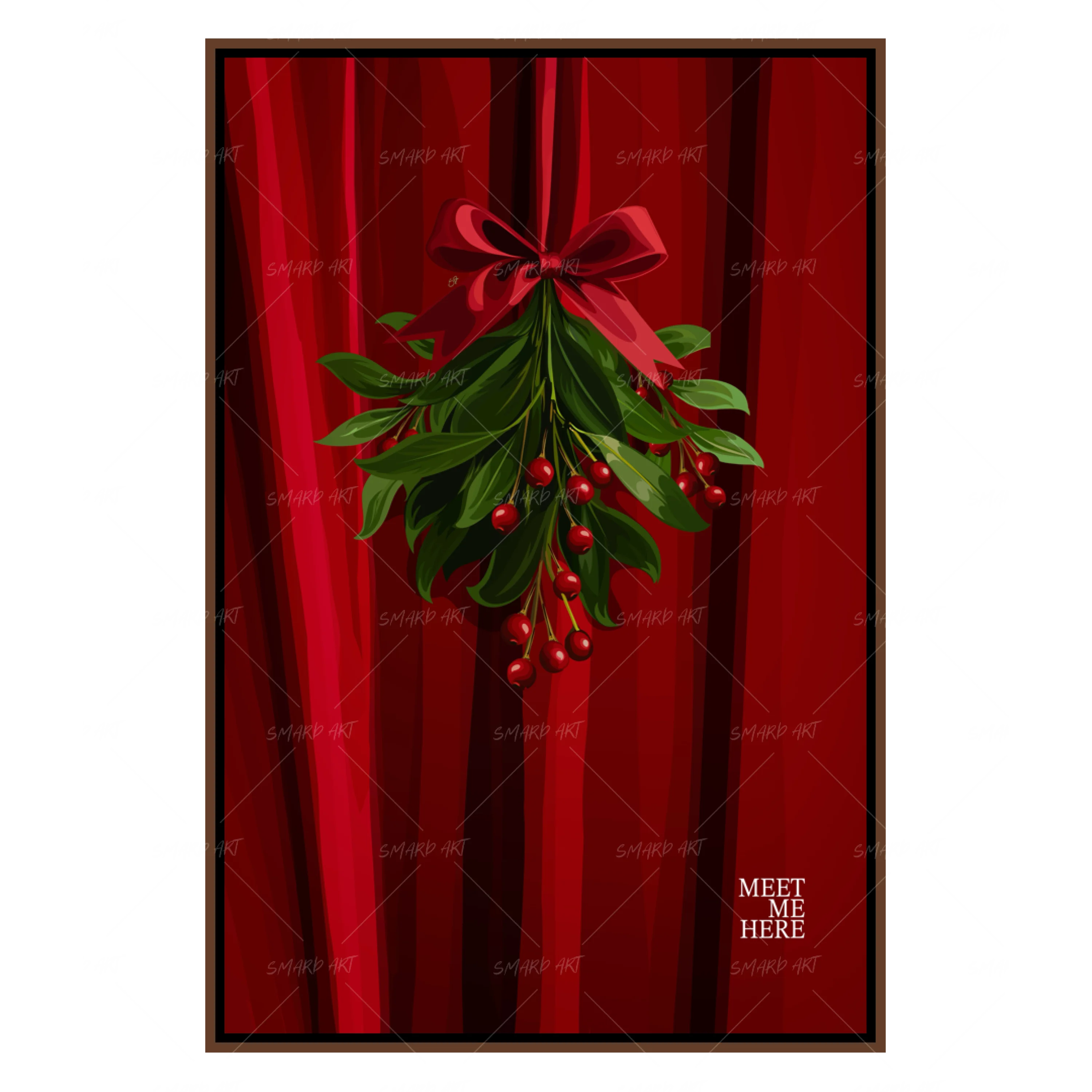 Mistle Love-wall art print featuring decorative artistic design suitable for living rooms, offices, and schools by SmardArt. Elevate your space with Black wall art that speaks to culture, identity, and creativity. At Smard, we celebrate artistry made with melanin, bringing powerful and inspiring designs to life.