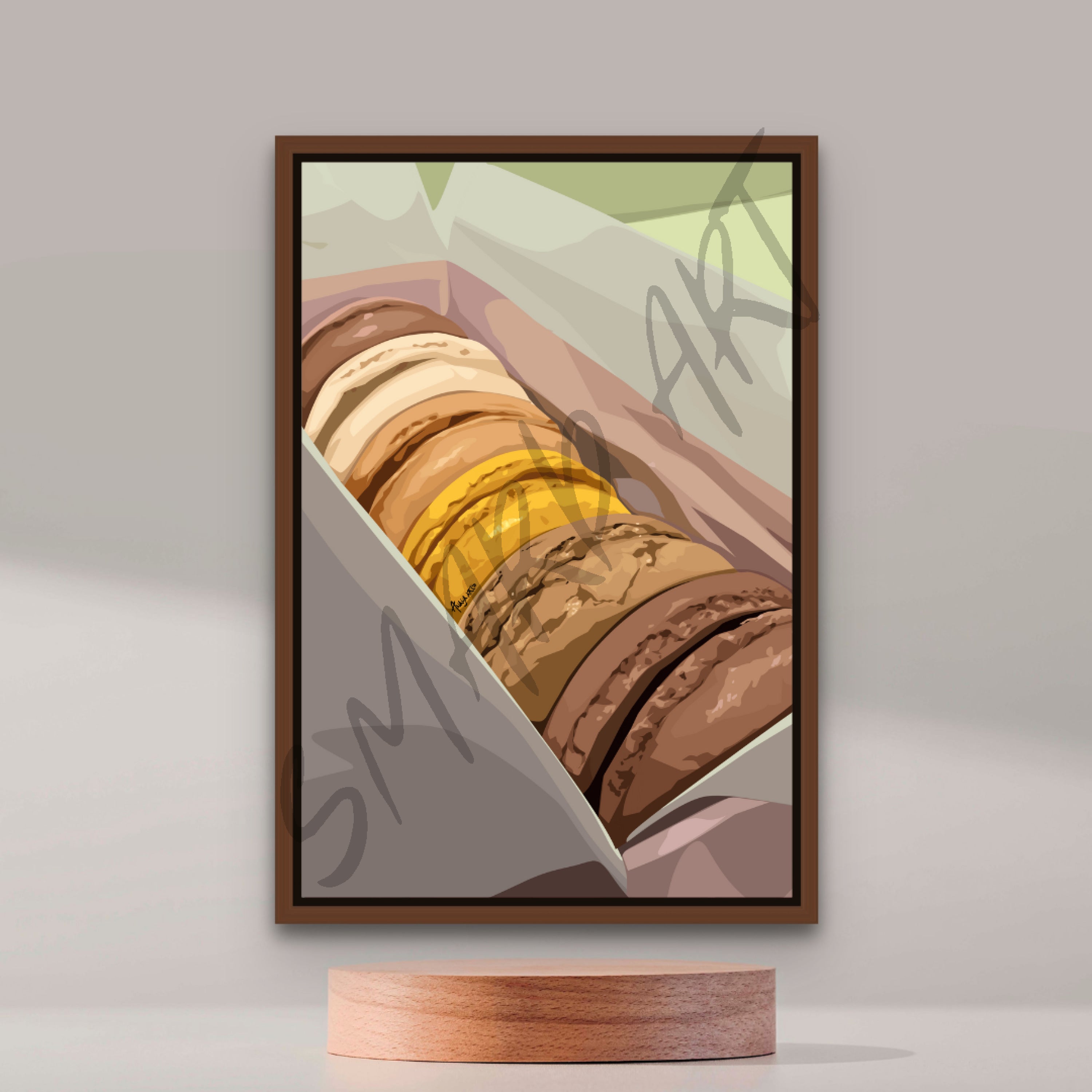 Macaron Love (Smard X Anaya) Wall Art