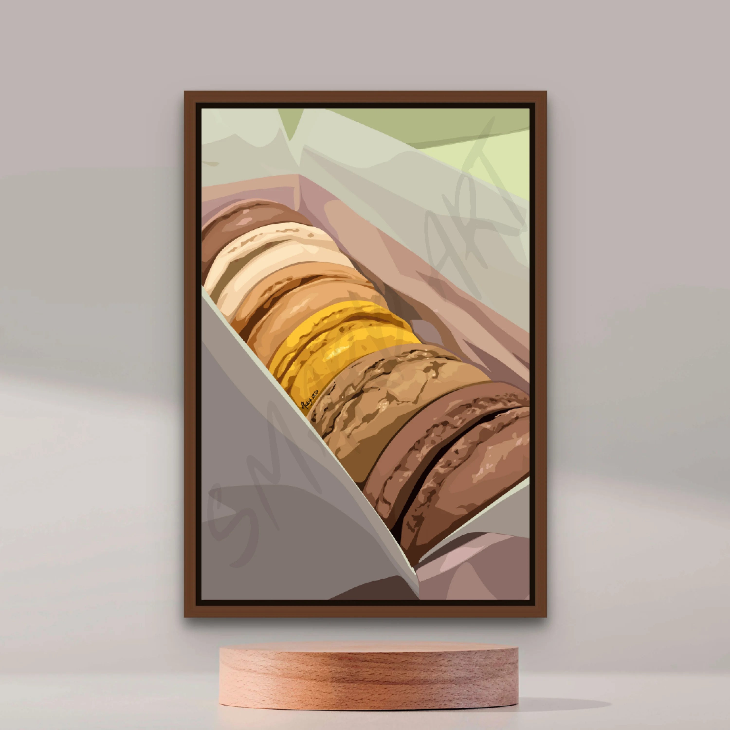 Macaron Love (Smard X Anaya) Wall Art