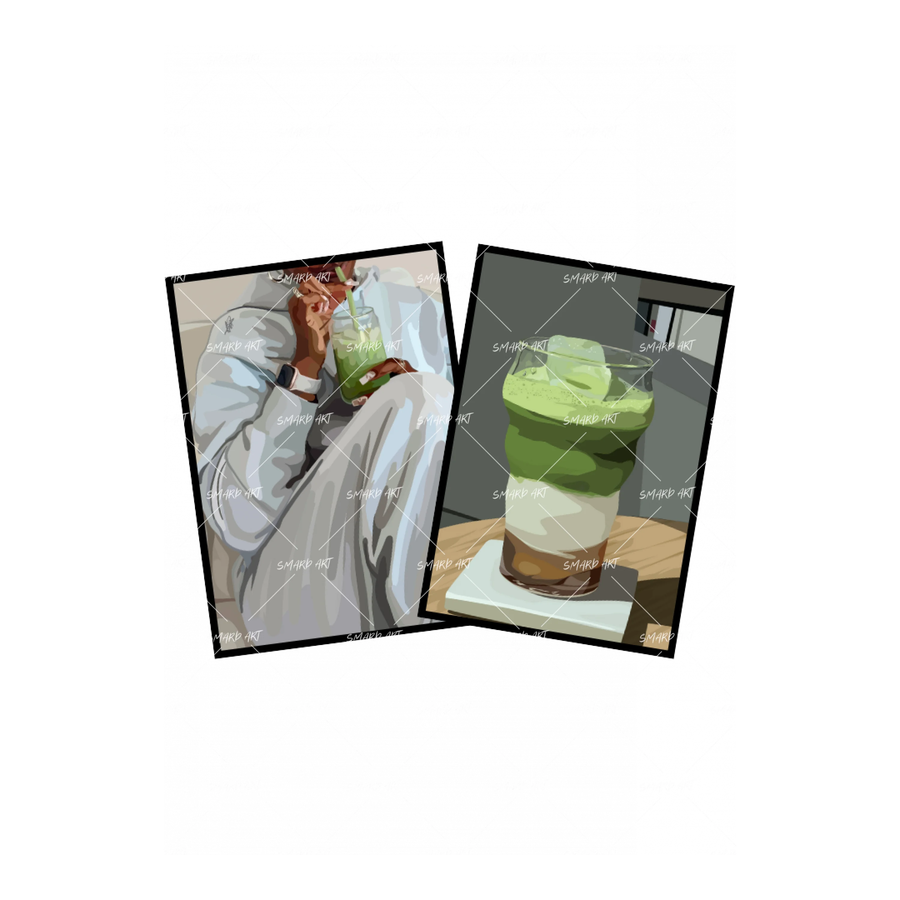 Art Print Bundle : Matcha Lover + Matcha Me