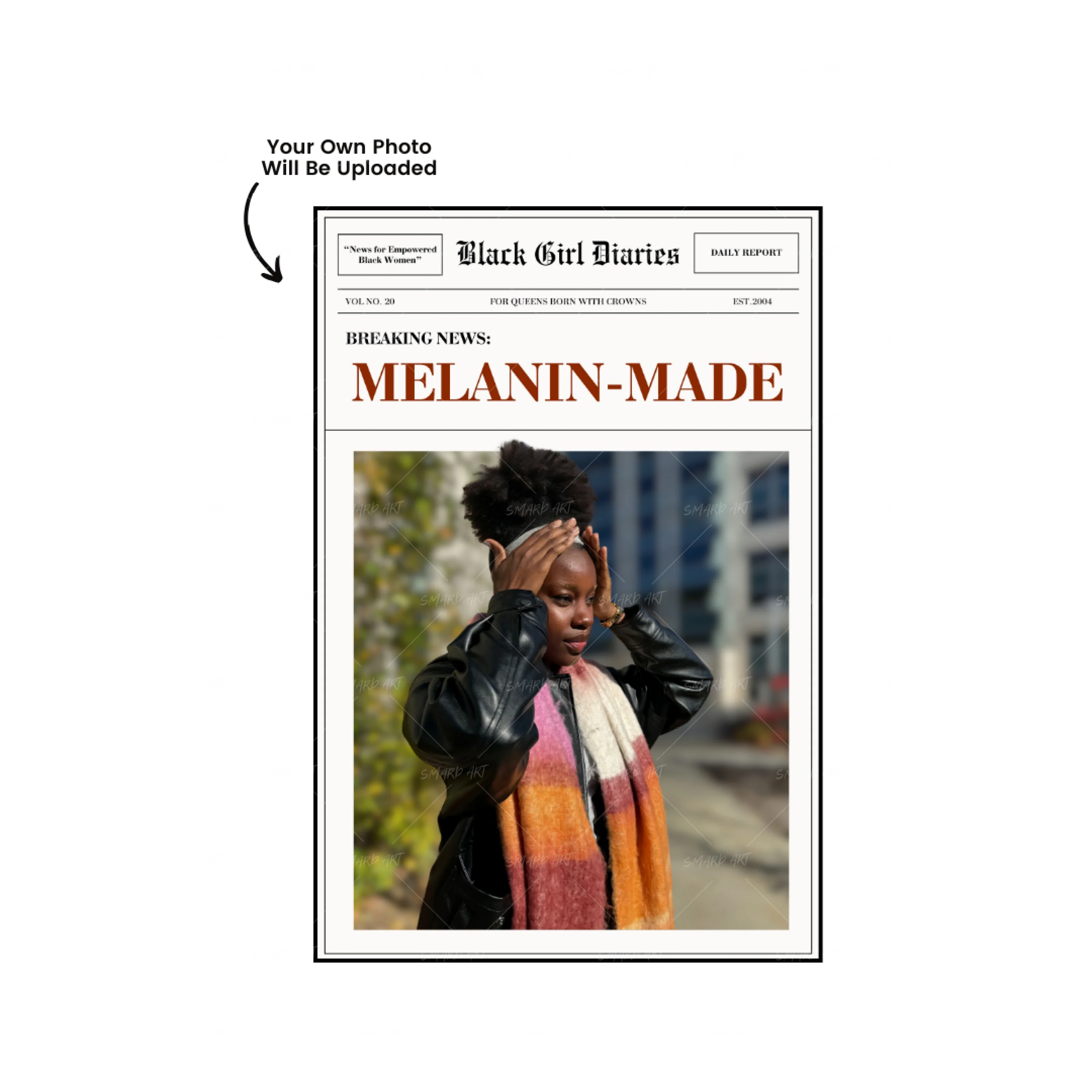 "MELANIN MADE" Custom Poster