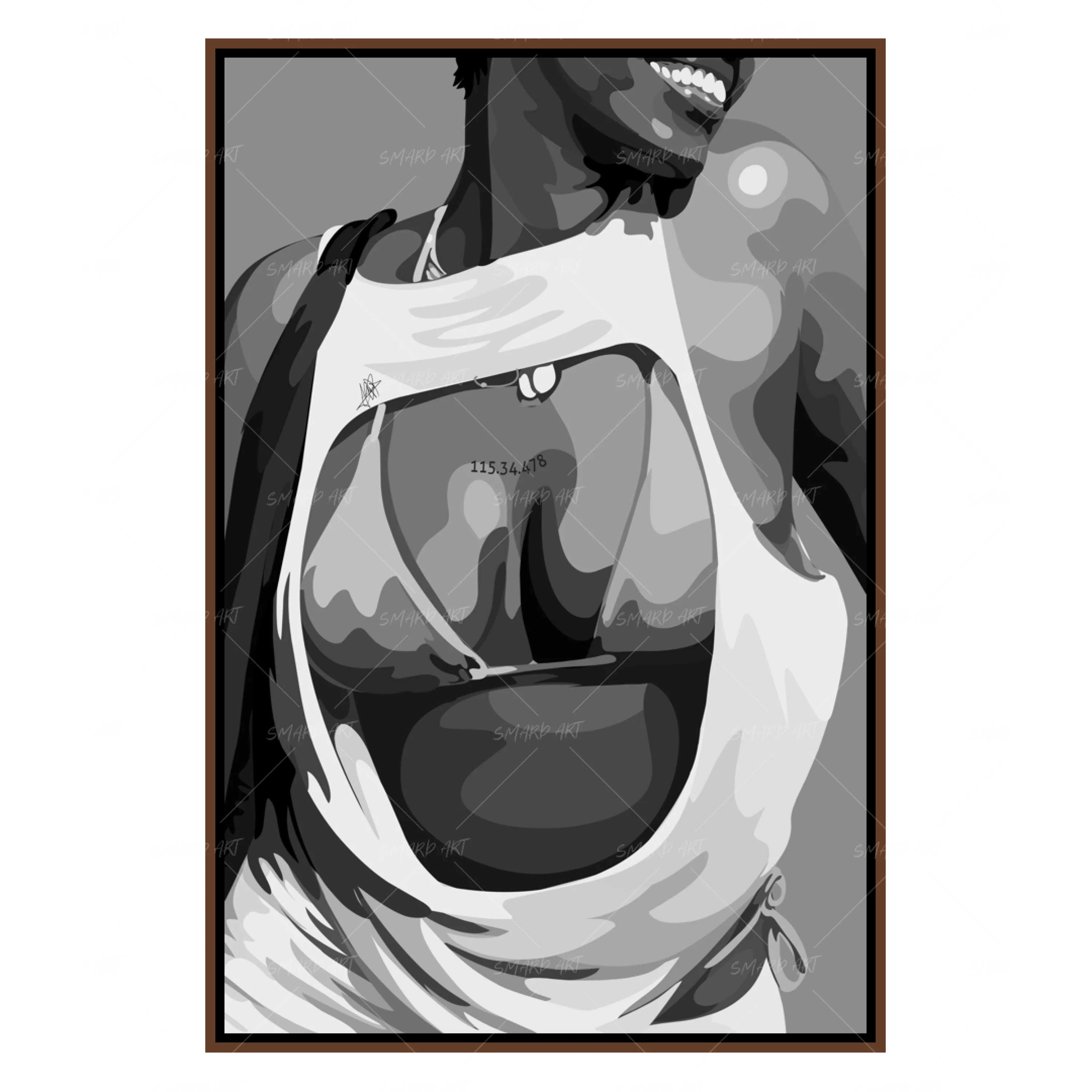 Melanin Bae B&W-Smard