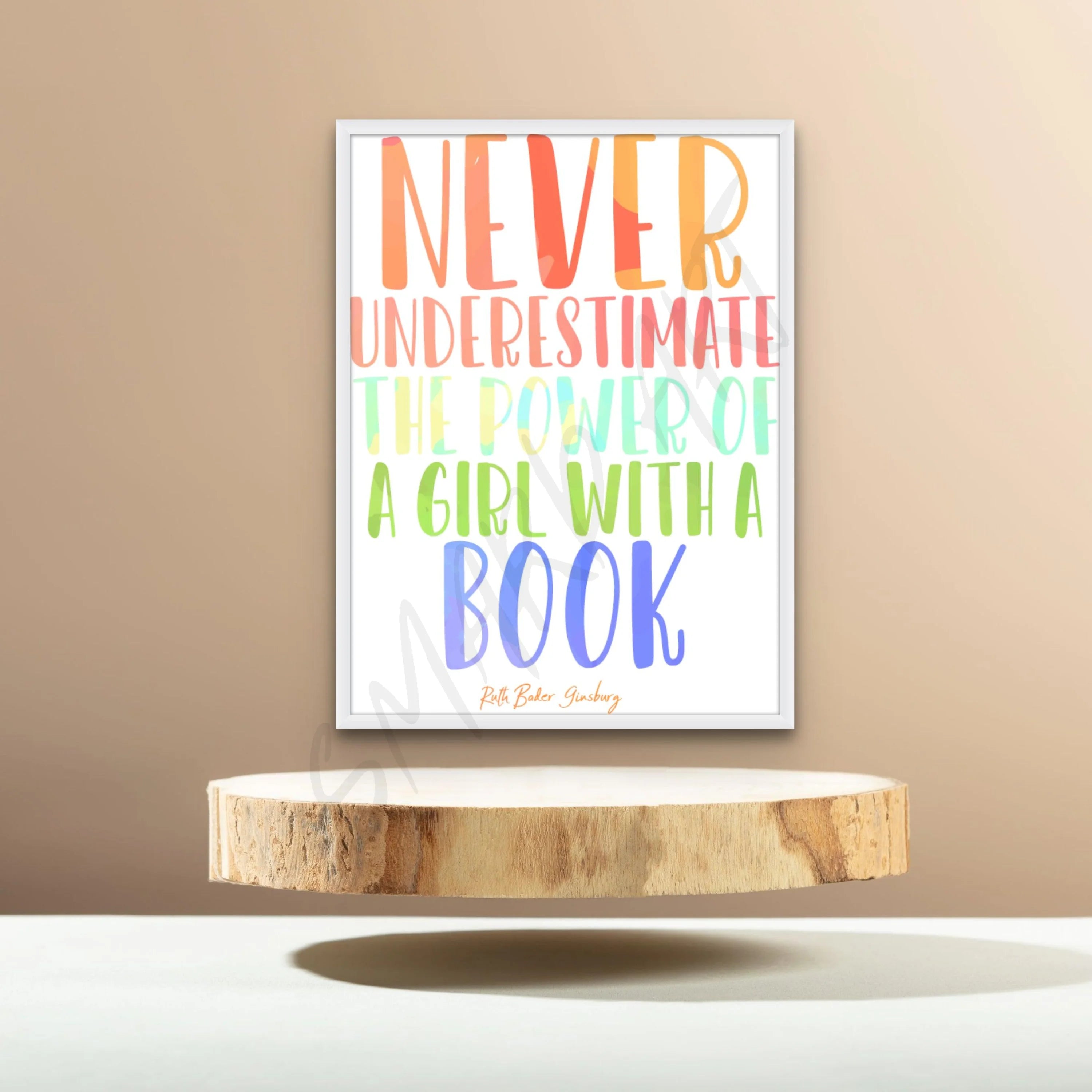 Never Underestimate (Smard X Anaya) Wall Art