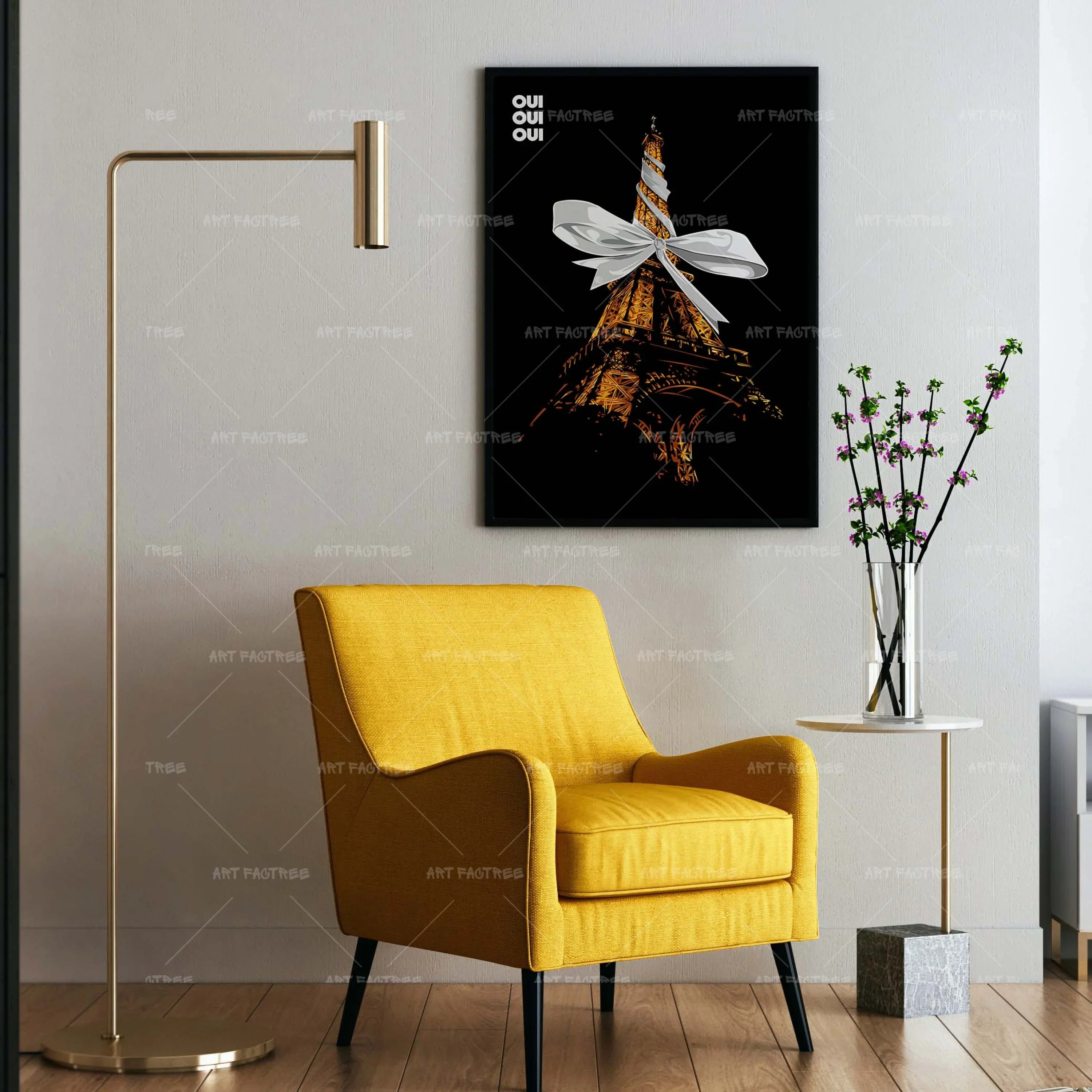 Oui Oui Oui (Smard X Anaya)-wall art print featuring decorative artistic design suitable for living rooms, offices, and schools by SmardArt. Elevate your space with Black wall art that speaks to culture, identity, and creativity. At Smard, we celebrate artistry made with melanin, bringing powerful and inspiring designs to life.